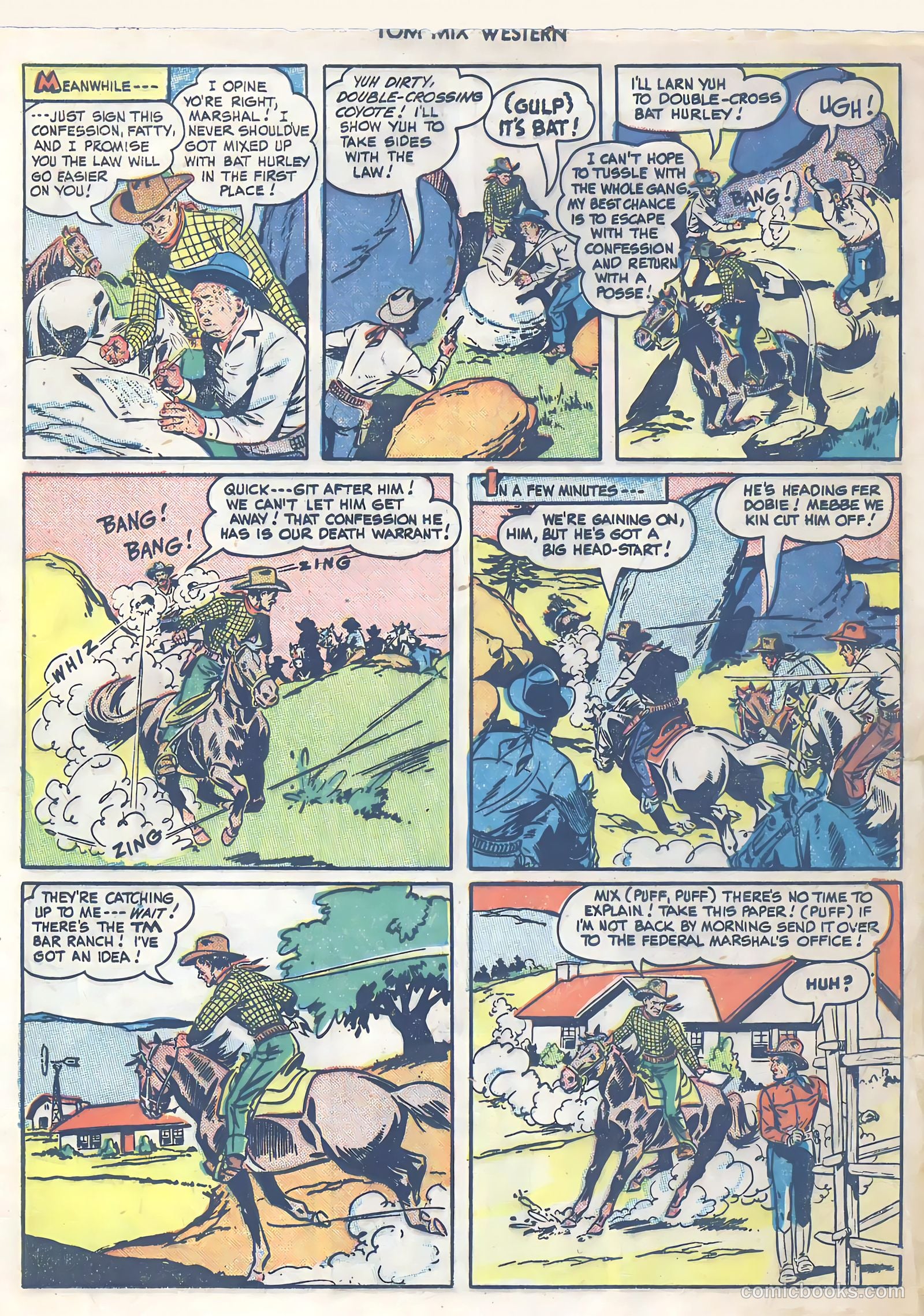 Tom Mix Western #24 — page 25 of 52