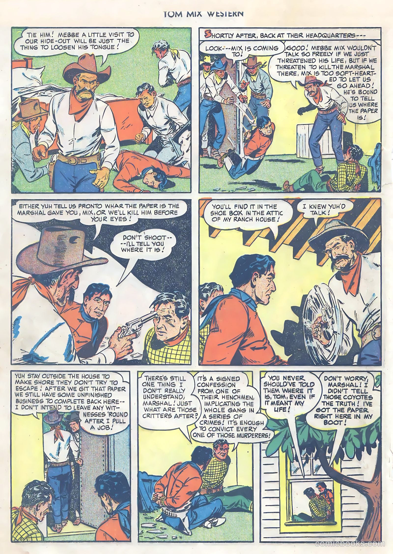 Tom Mix Western #24 — page 28 of 52