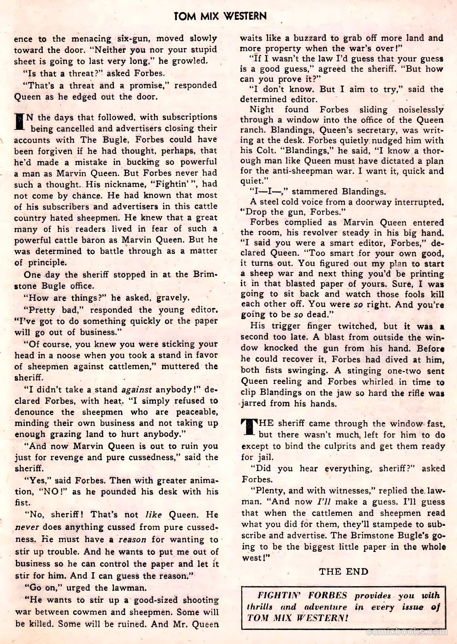 Tom Mix Western #24 — page 33 of 52