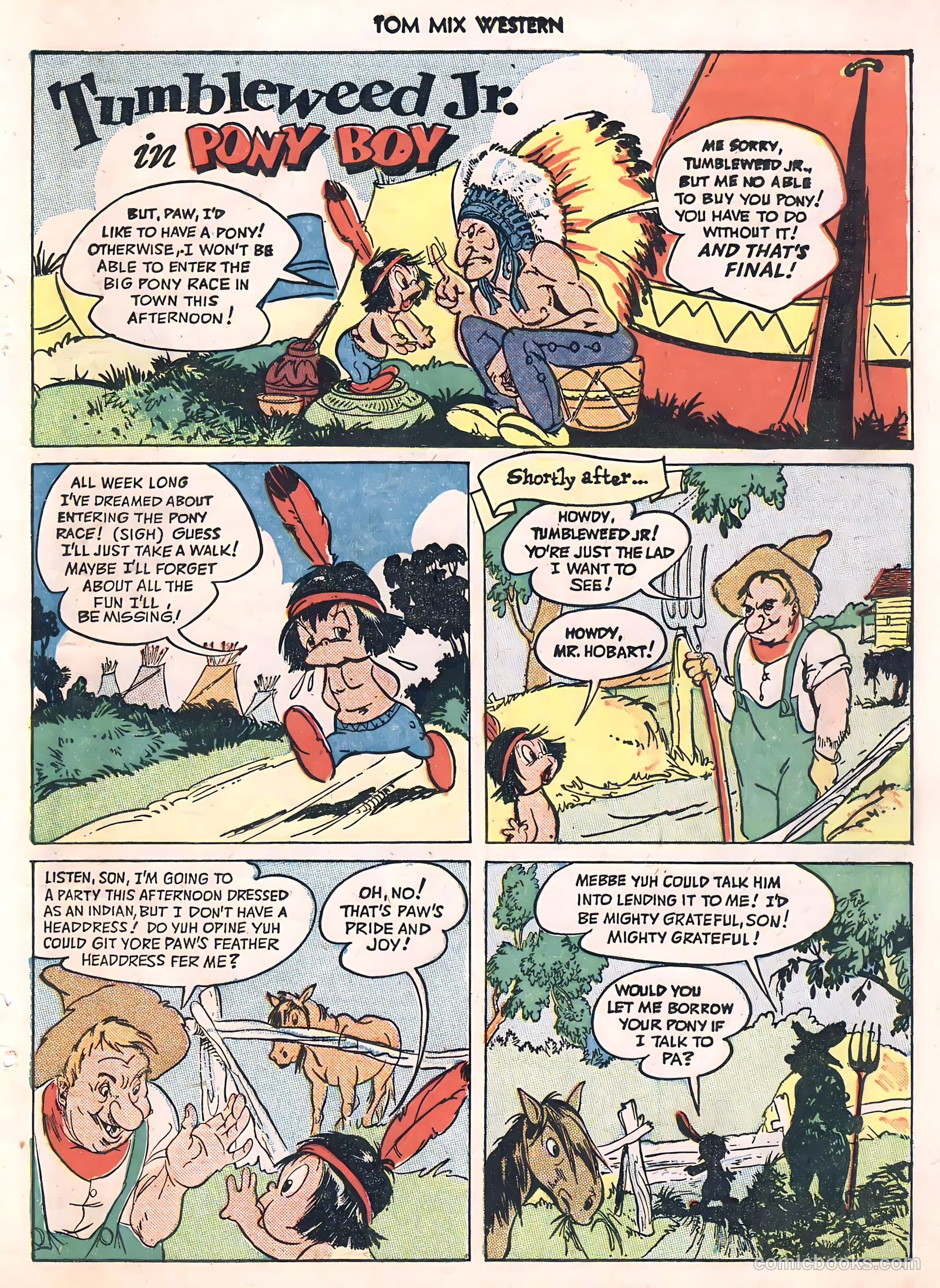 Tom Mix Western #24 — page 35 of 52