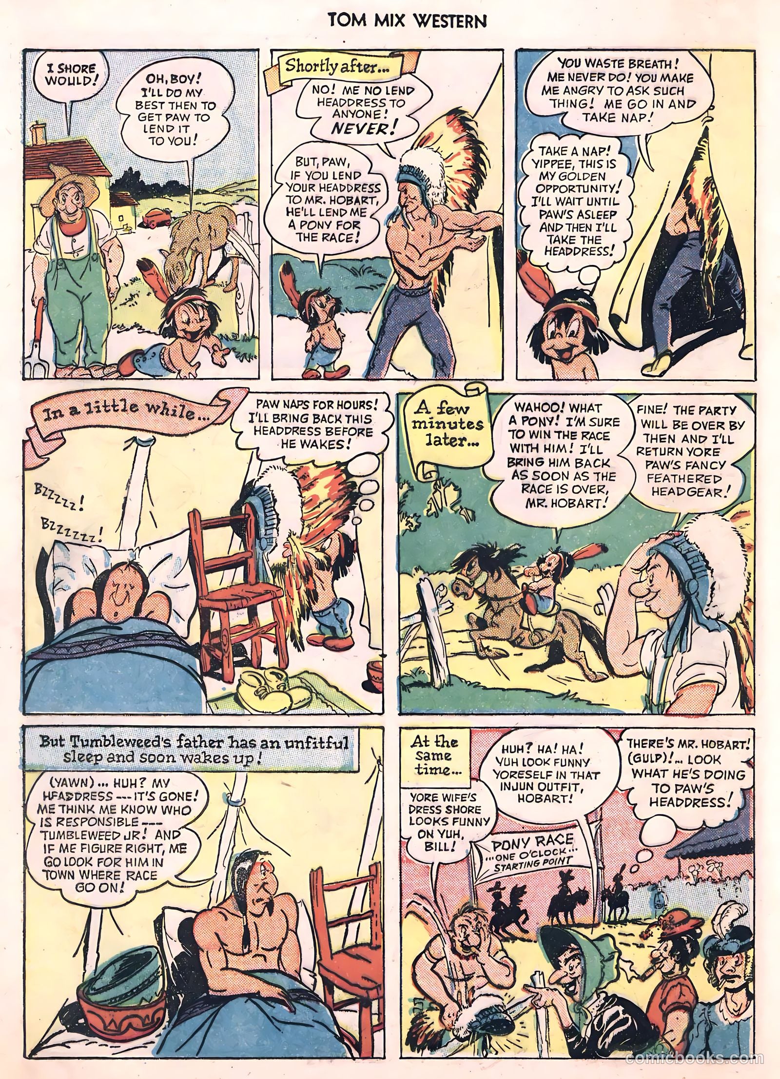 Tom Mix Western #24 — page 36 of 52