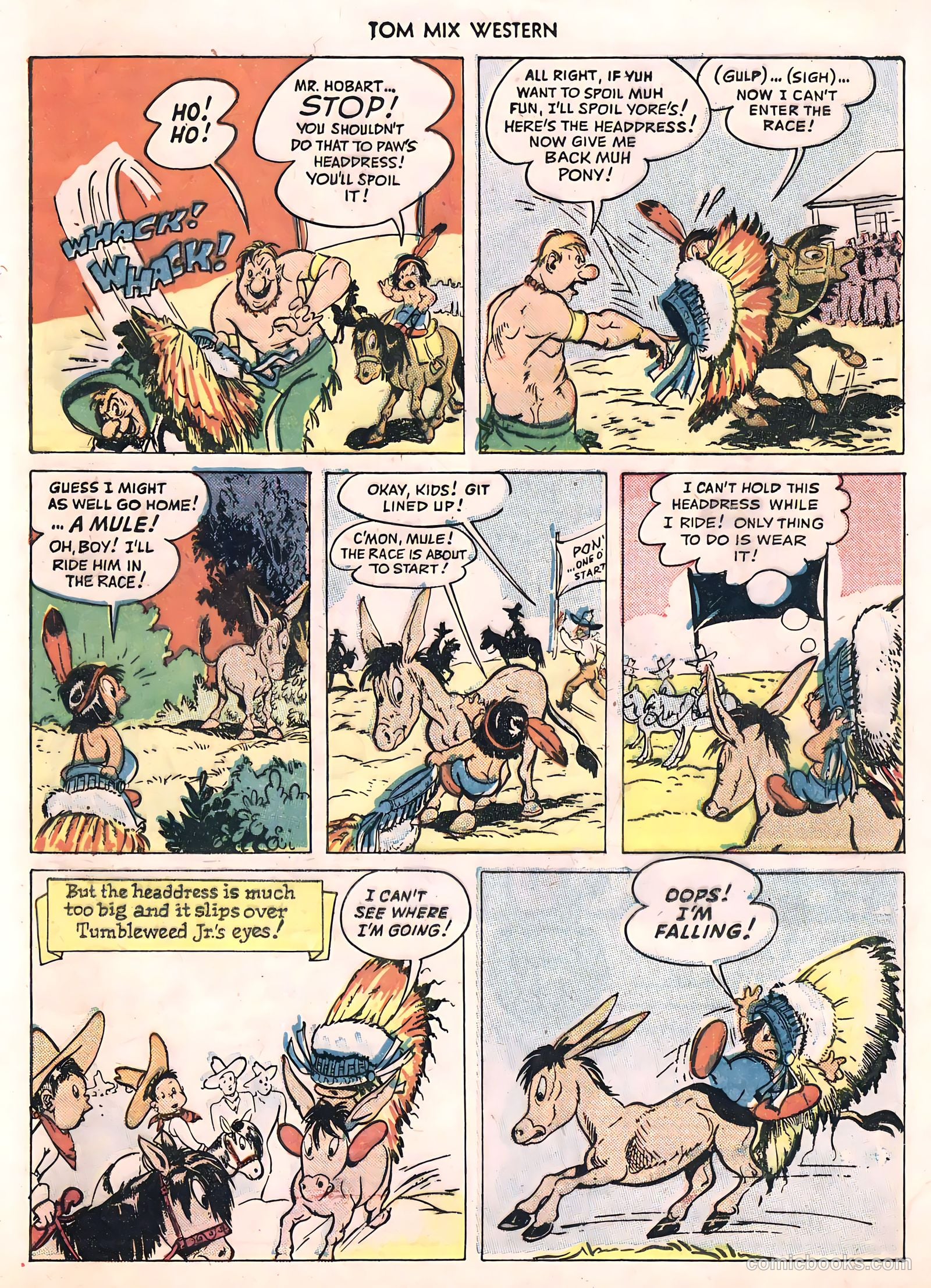 Tom Mix Western #24 — page 37 of 52