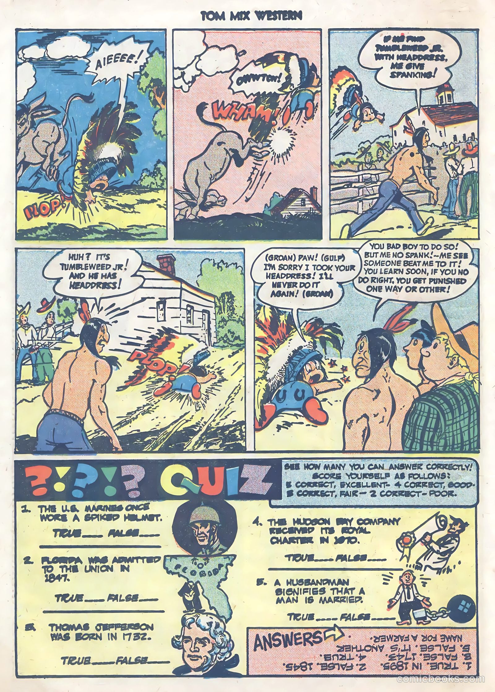 Tom Mix Western #24 — page 38 of 52