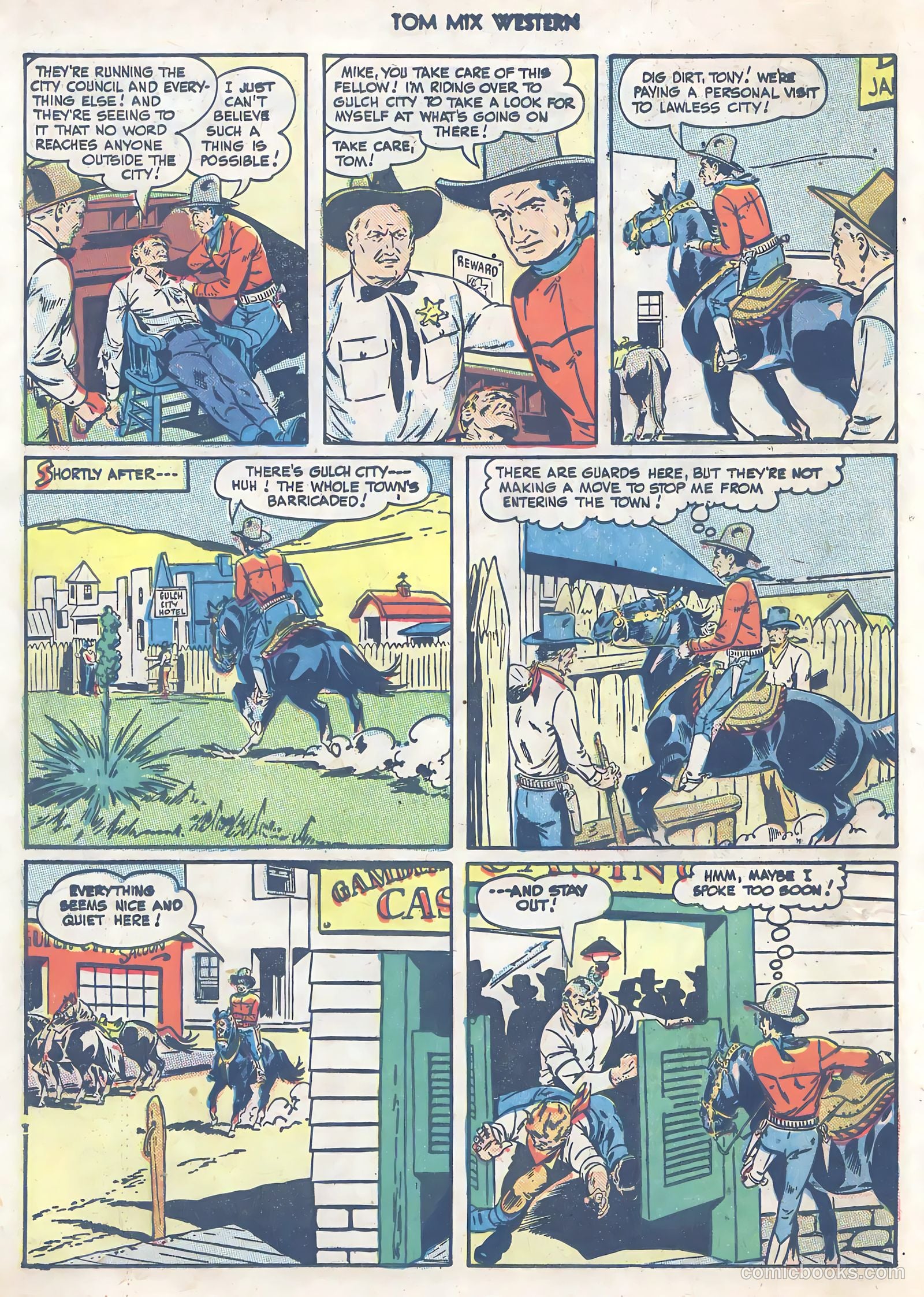 Tom Mix Western #24 — page 42 of 52