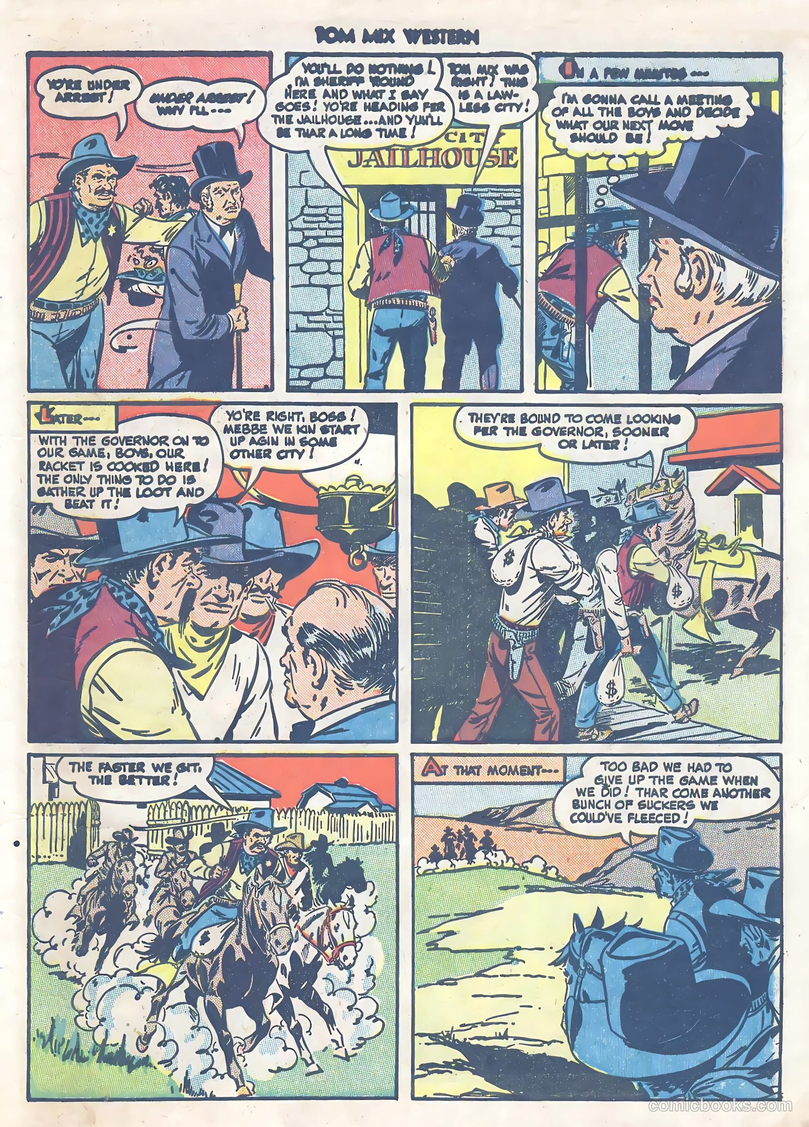 Tom Mix Western #24 — page 47 of 52