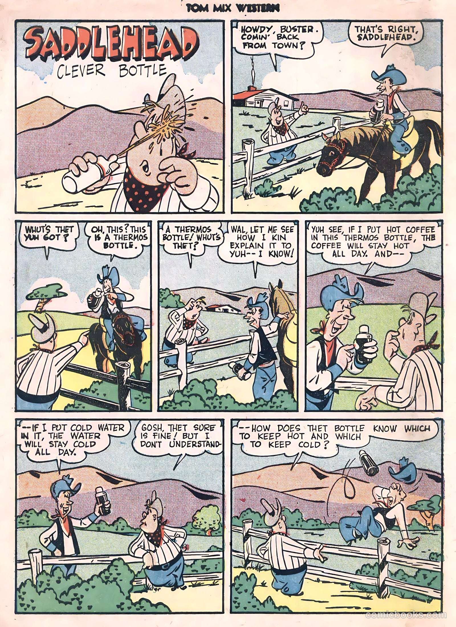 Tom Mix Western #24 — page 50 of 52