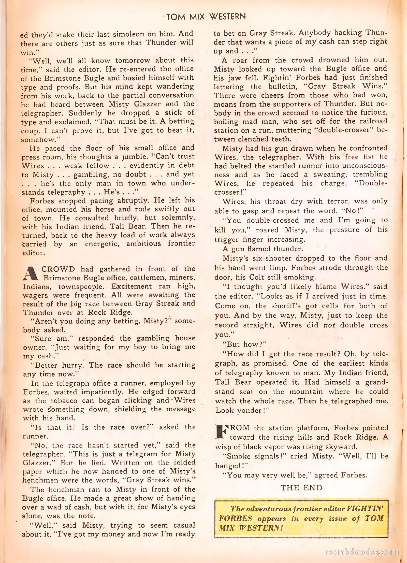 Tom Mix Western #25 — page 16 of 52
