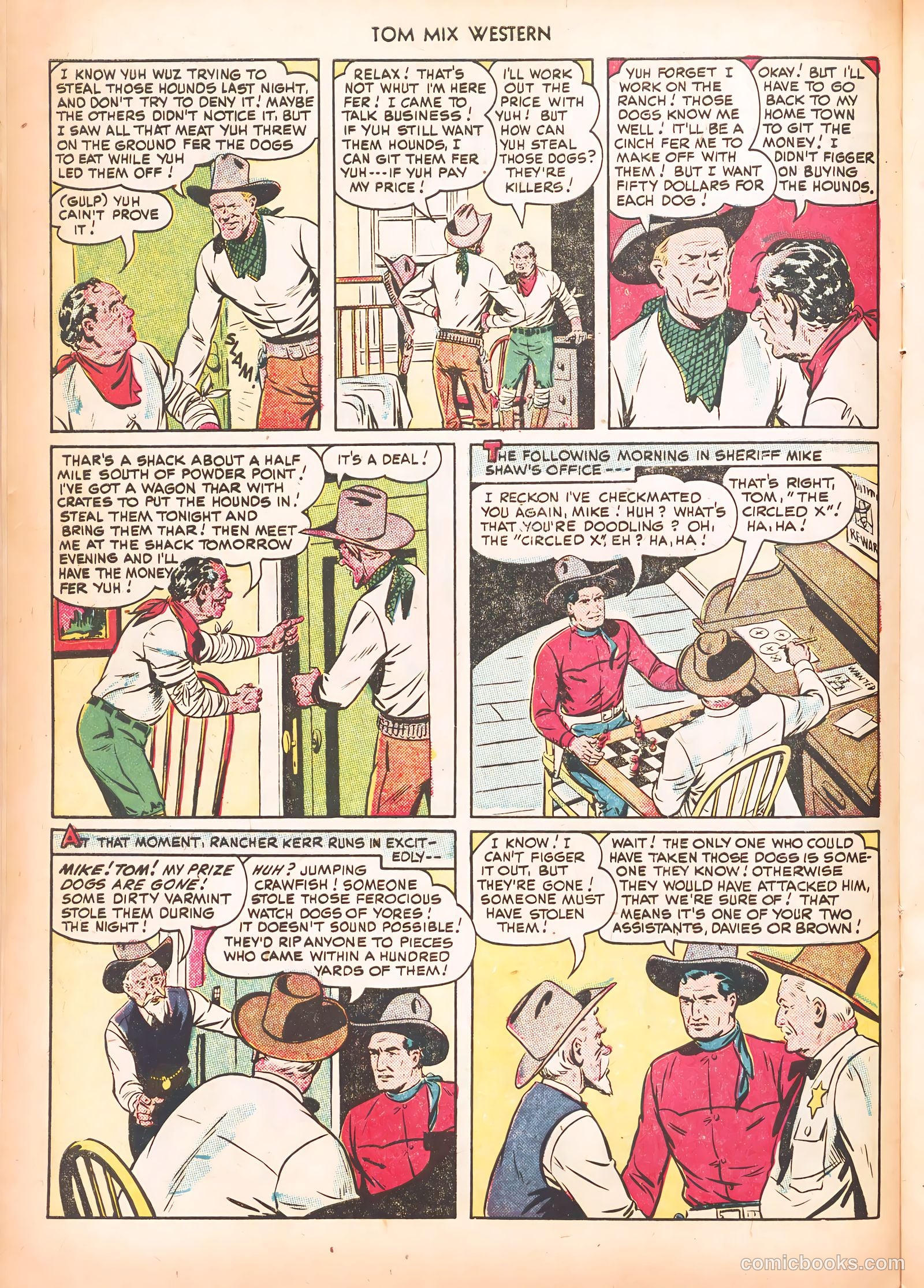 Tom Mix Western #25 — page 22 of 52
