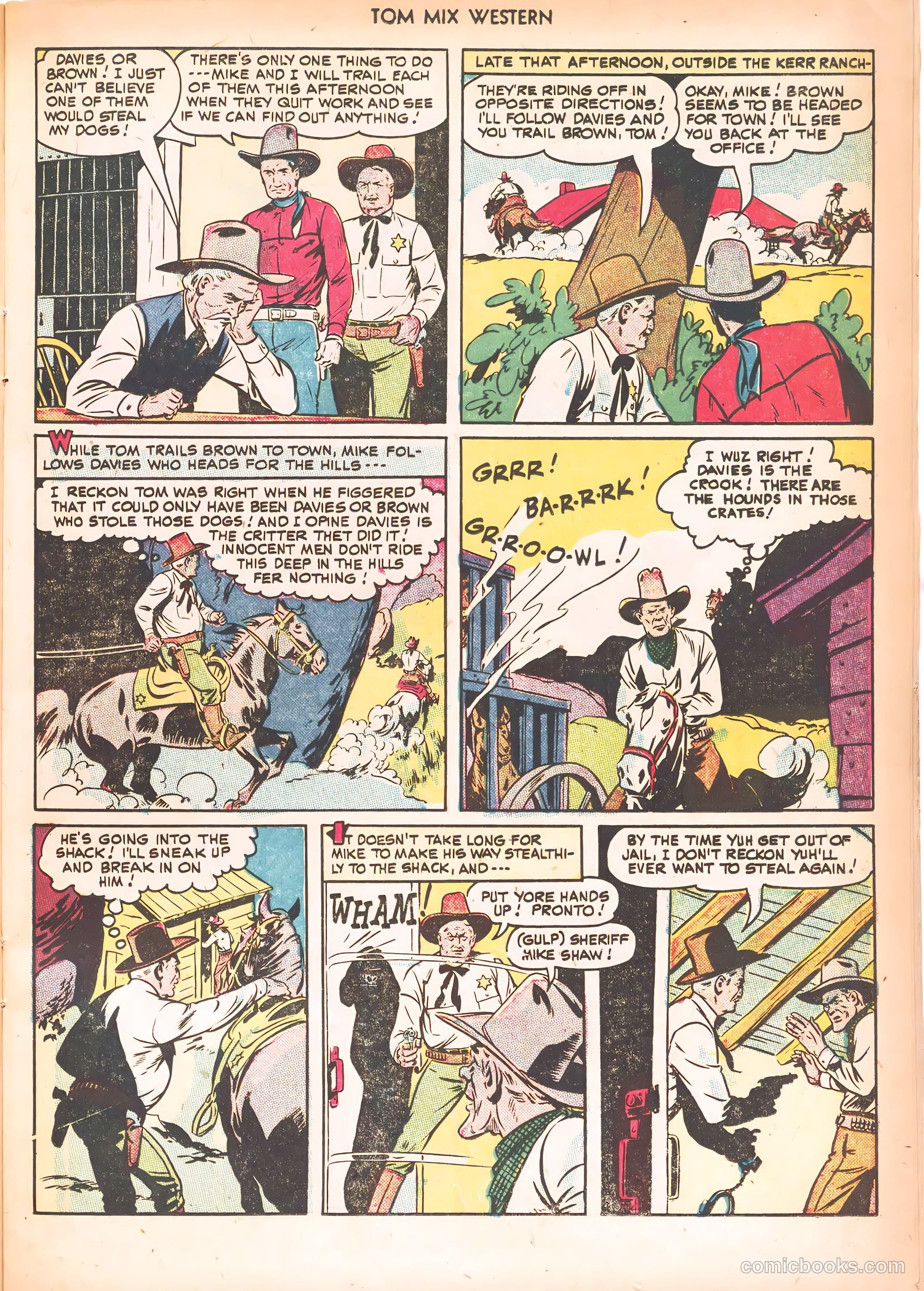Tom Mix Western #25 — page 23 of 52
