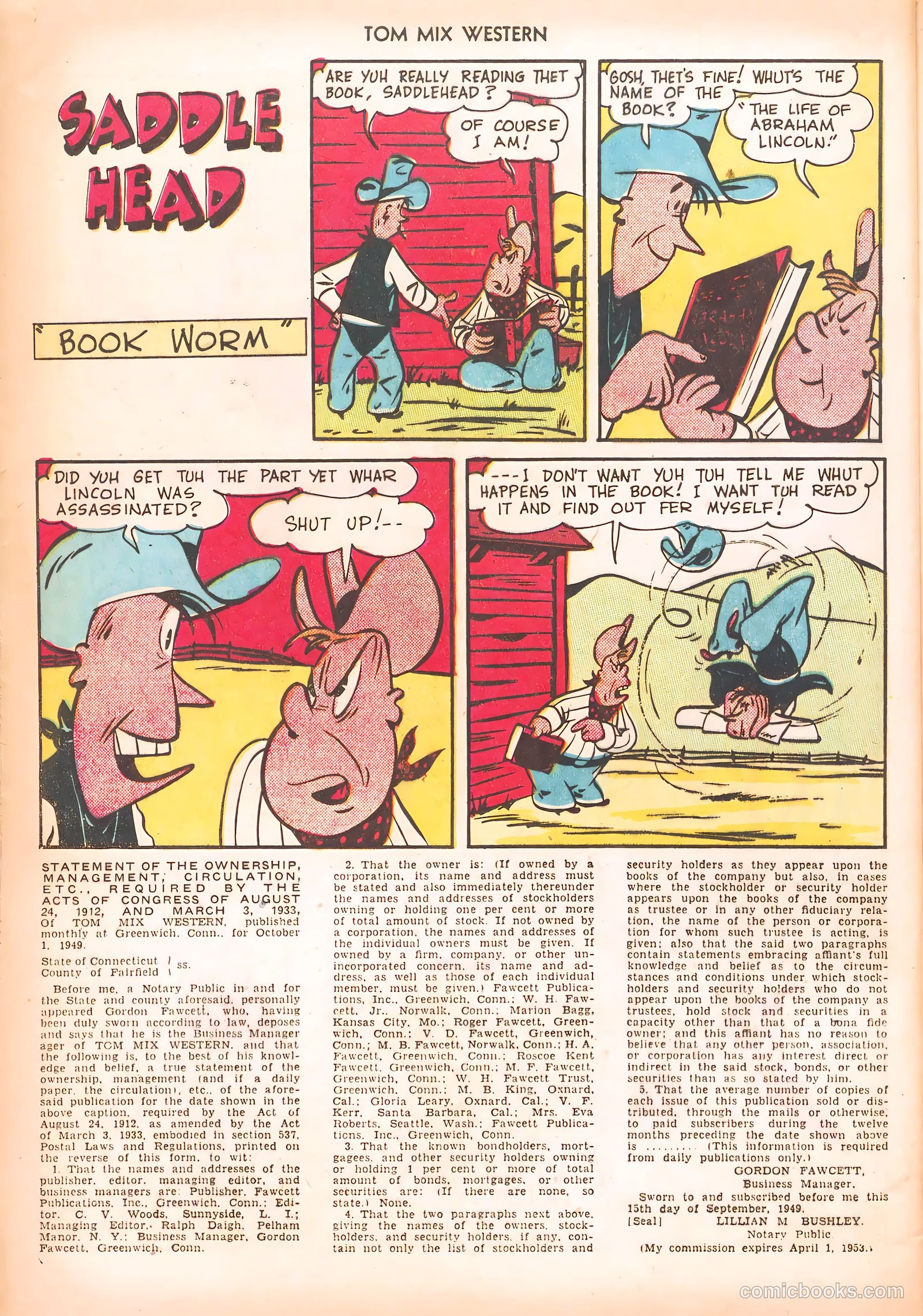 Tom Mix Western #25 — page 40 of 52