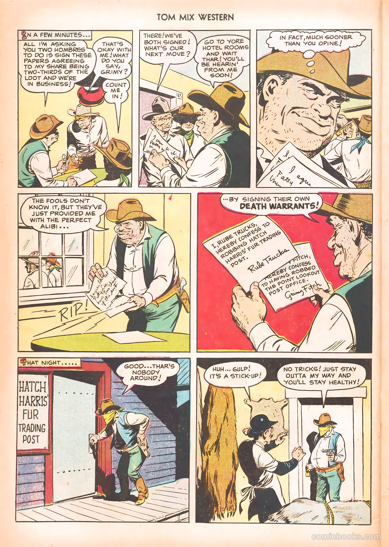 Tom Mix Western #25 — page 42 of 52