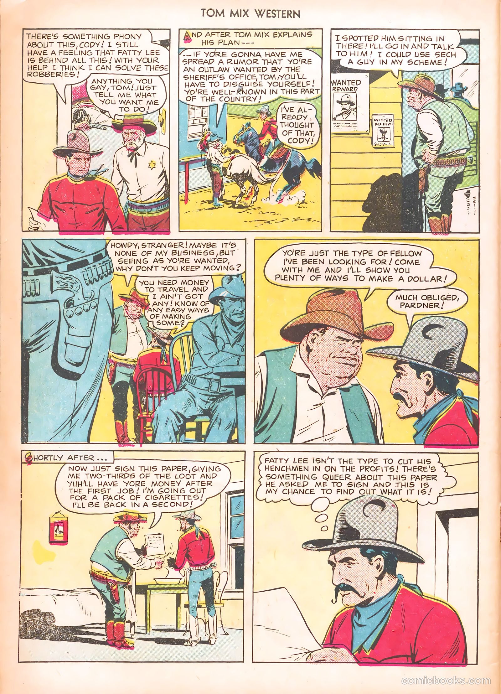 Tom Mix Western #25 — page 46 of 52