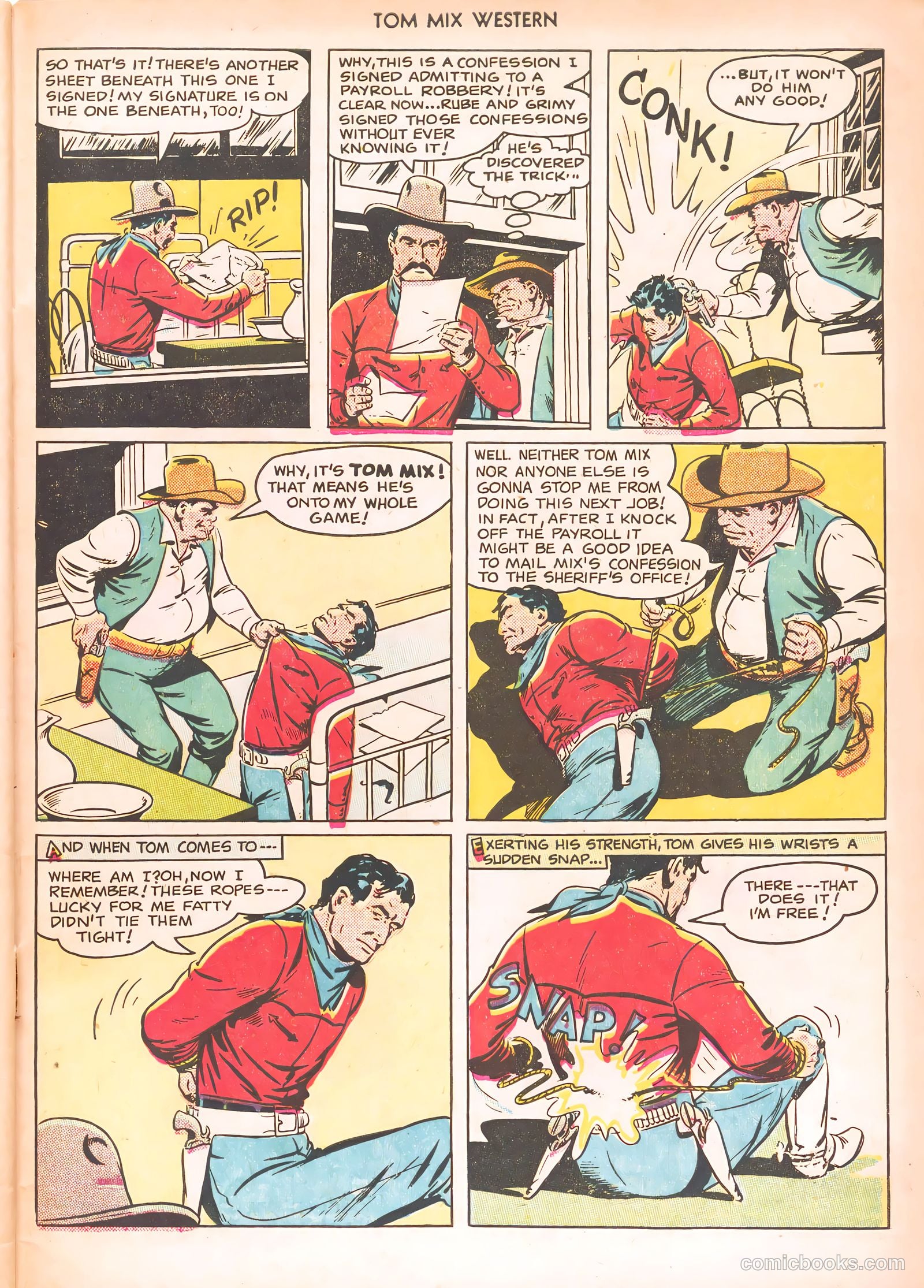 Tom Mix Western #25 — page 47 of 52