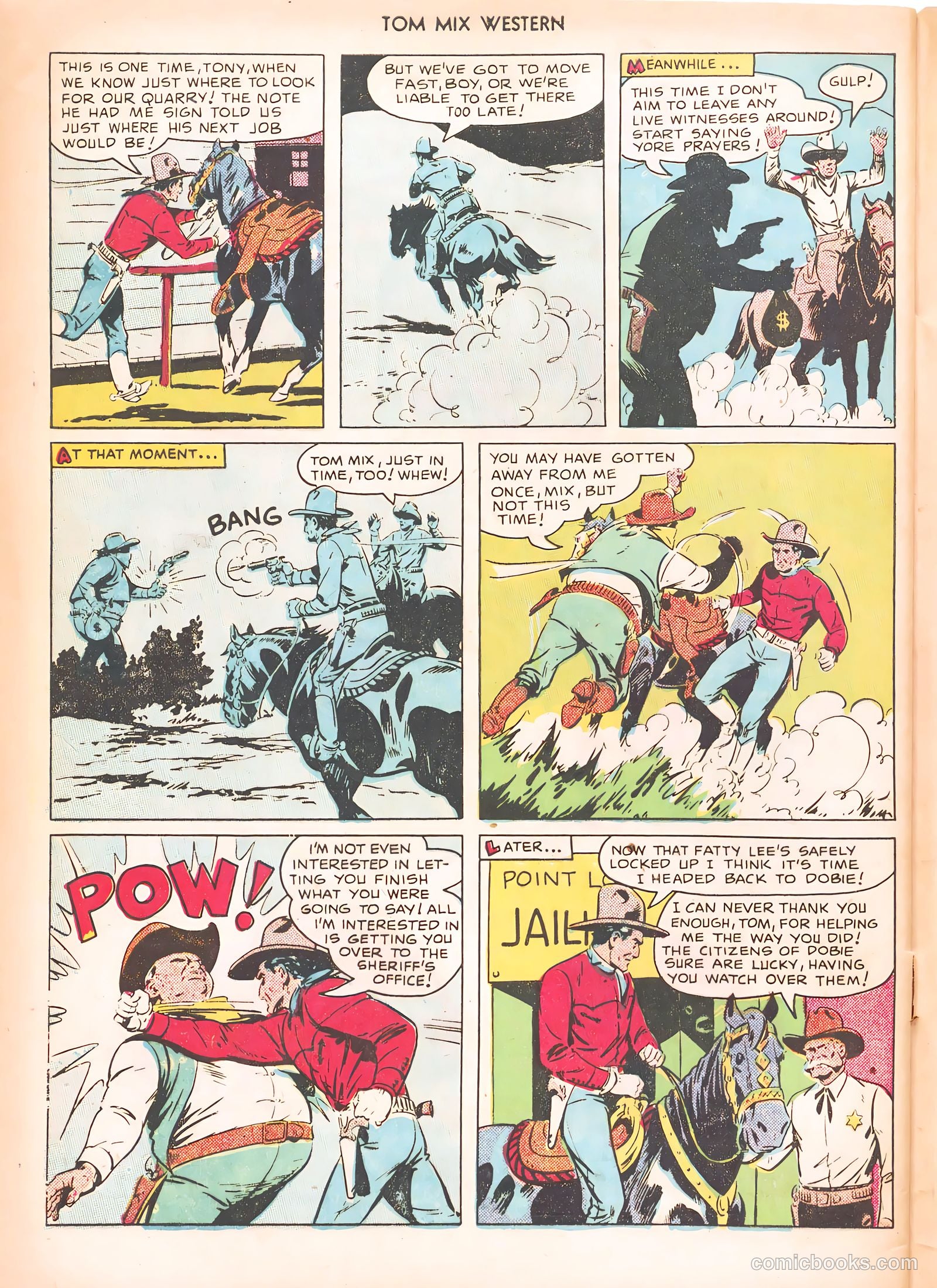 Tom Mix Western #25 — page 48 of 52