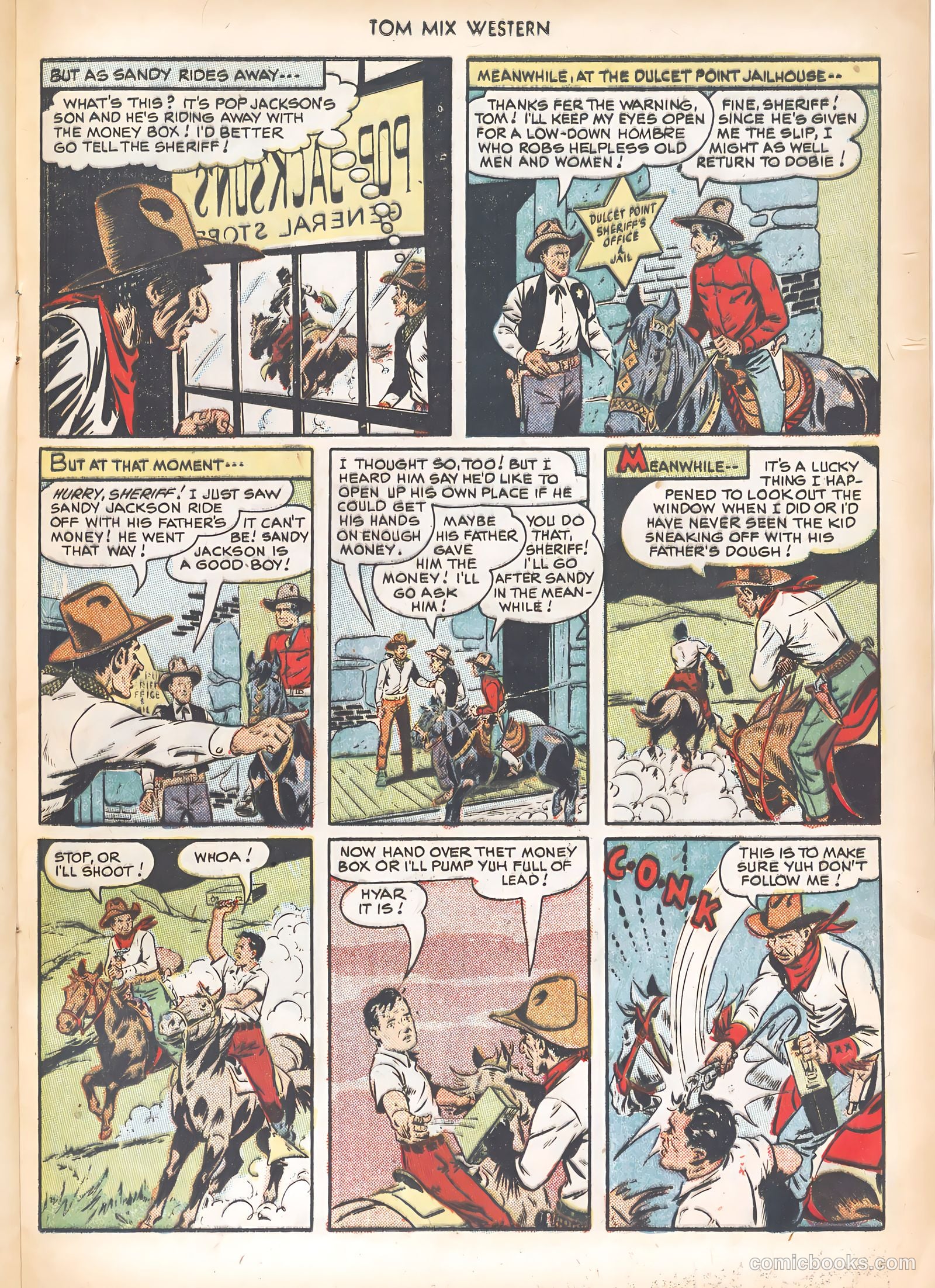 Tom Mix Western #26 — page 21 of 36