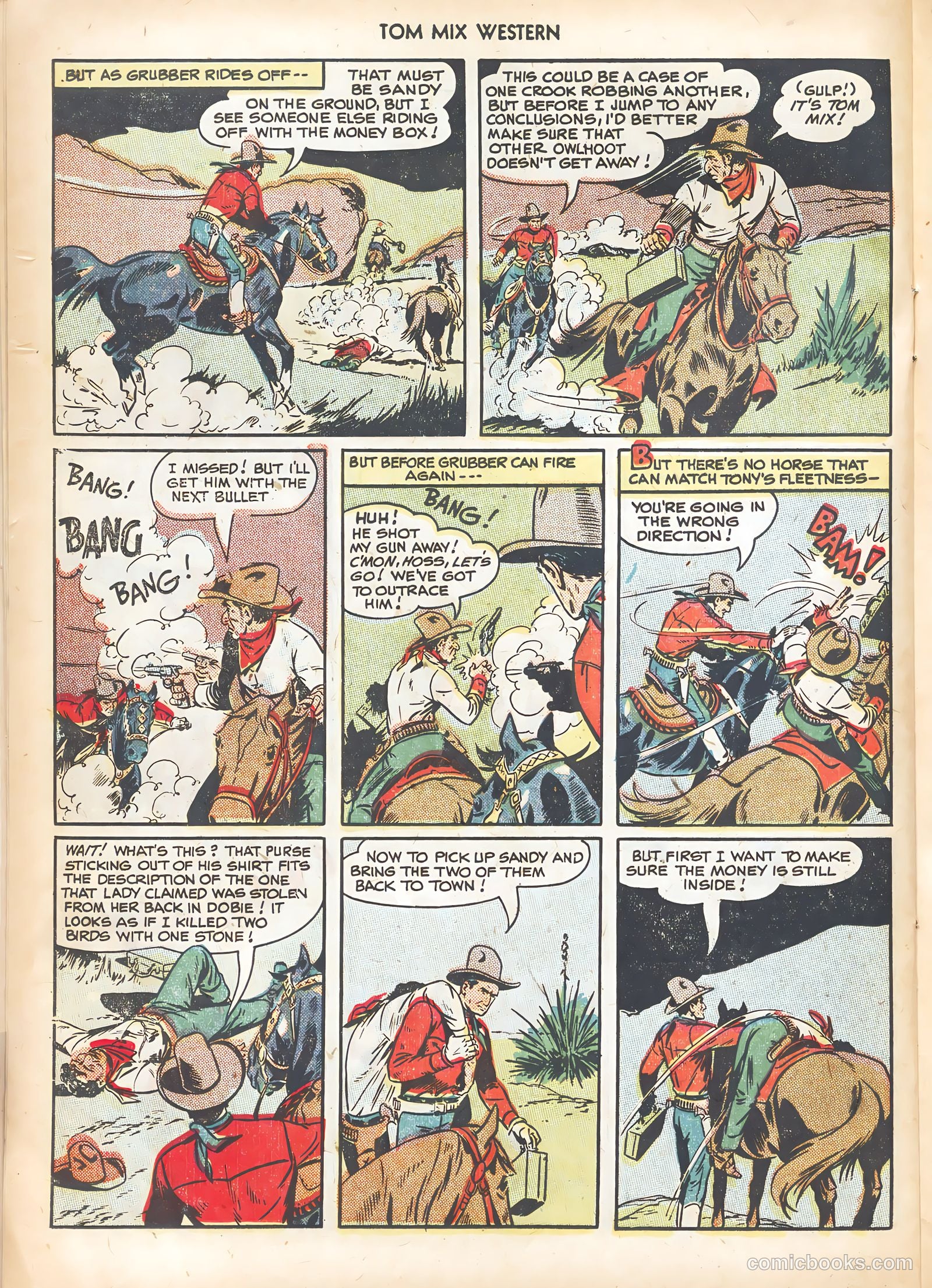 Tom Mix Western #26 — page 22 of 36
