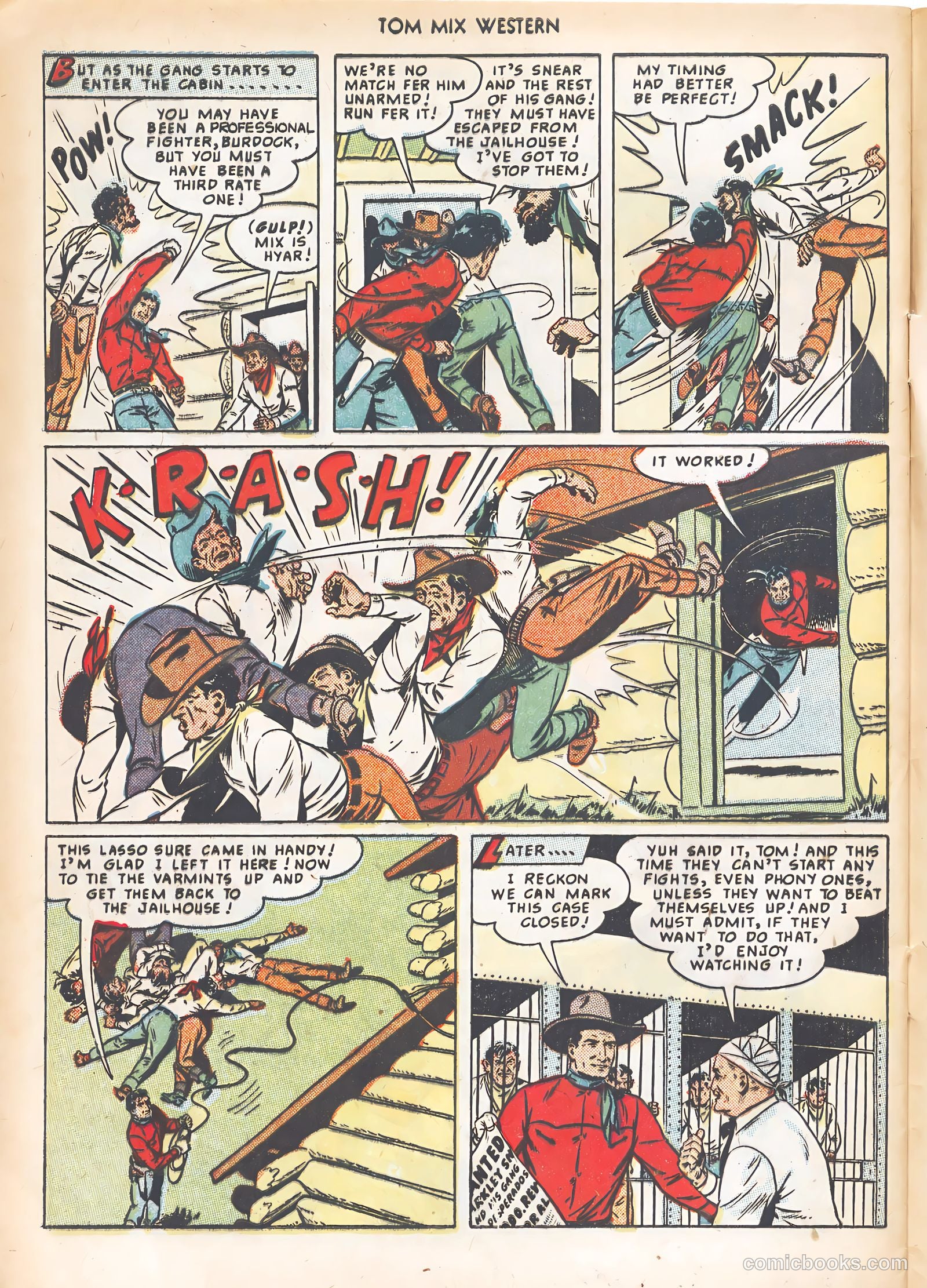 Tom Mix Western #26 — page 32 of 36