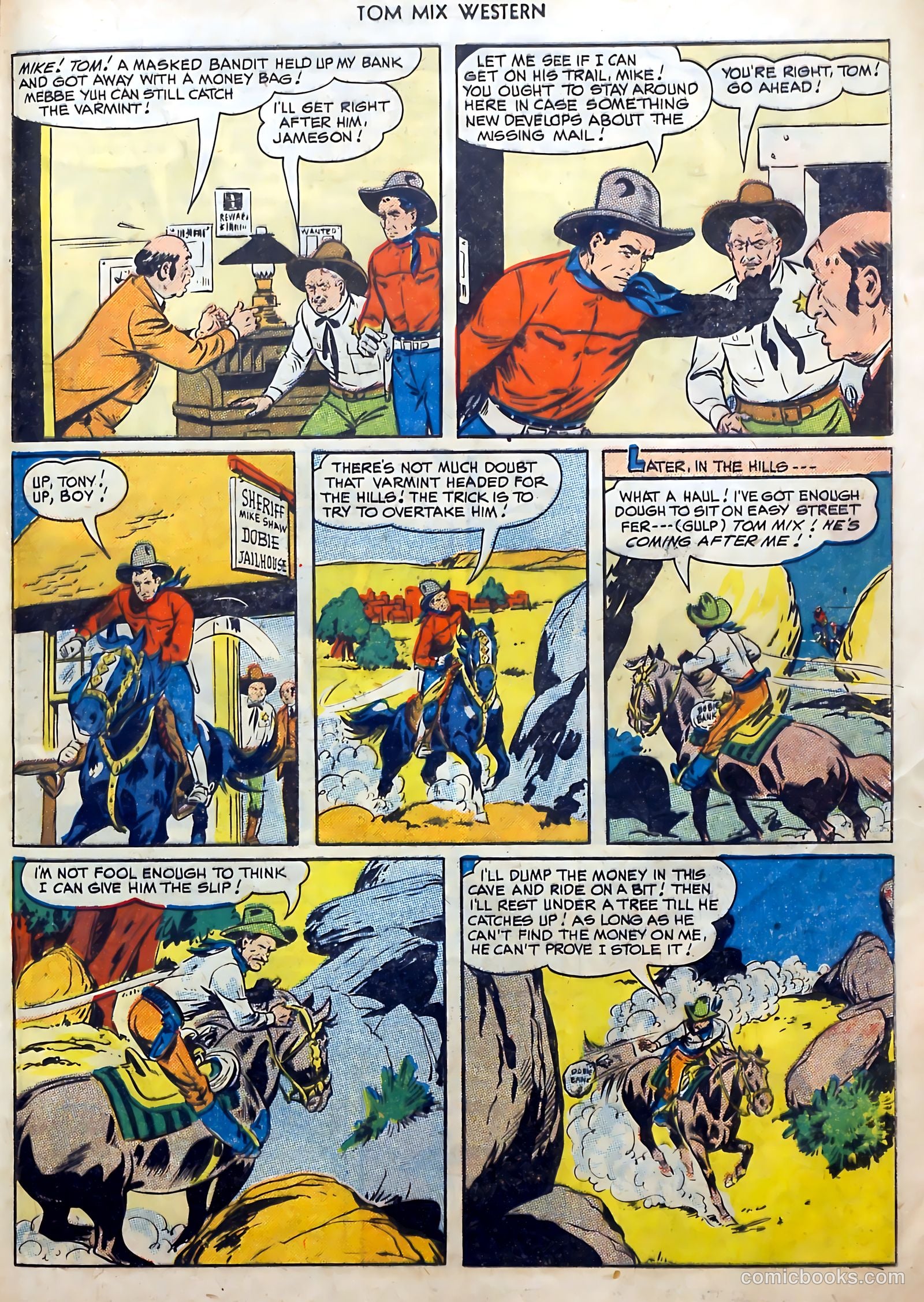 Tom Mix Western #27 — page 37 of 52