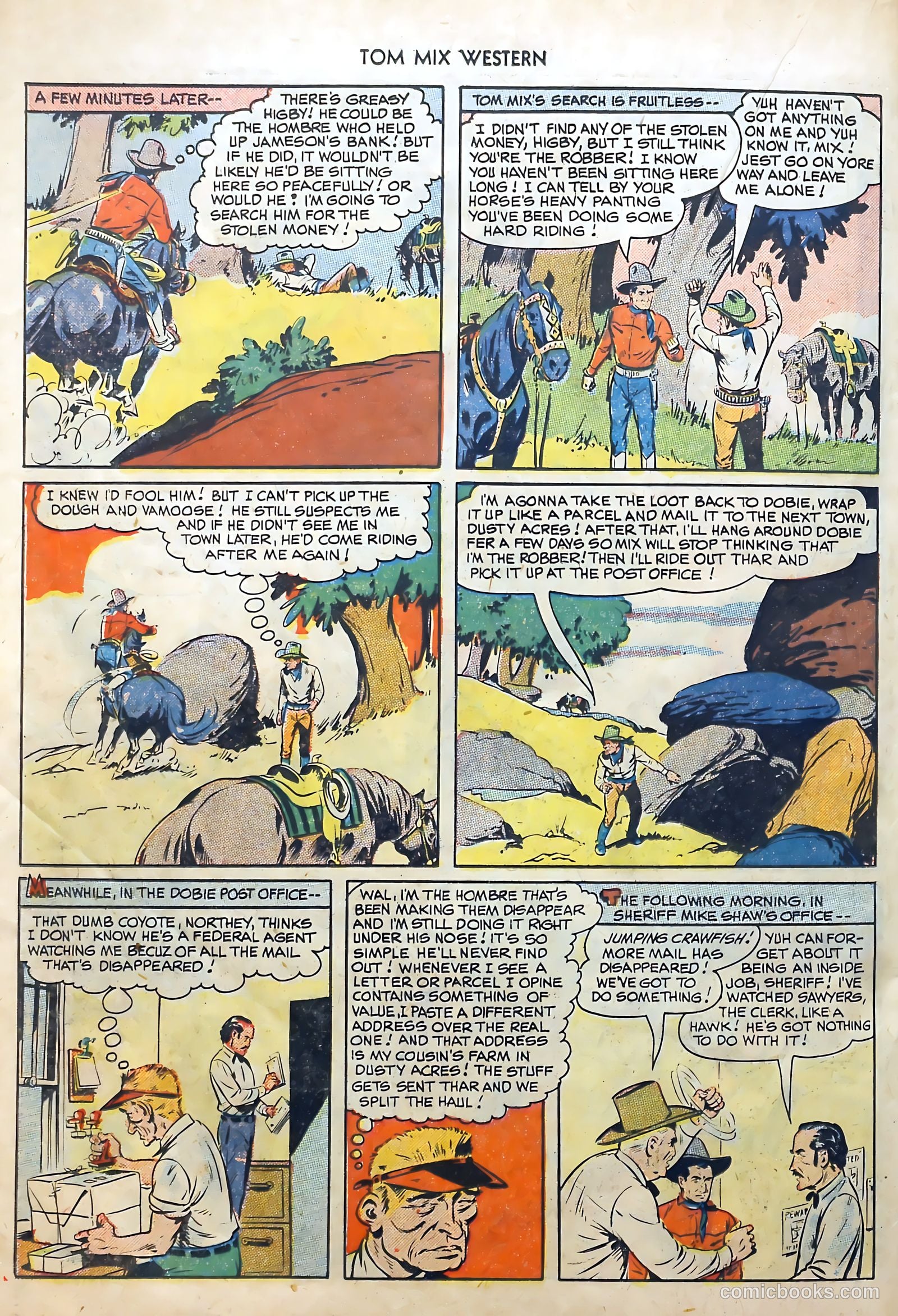 Tom Mix Western #27 — page 38 of 52