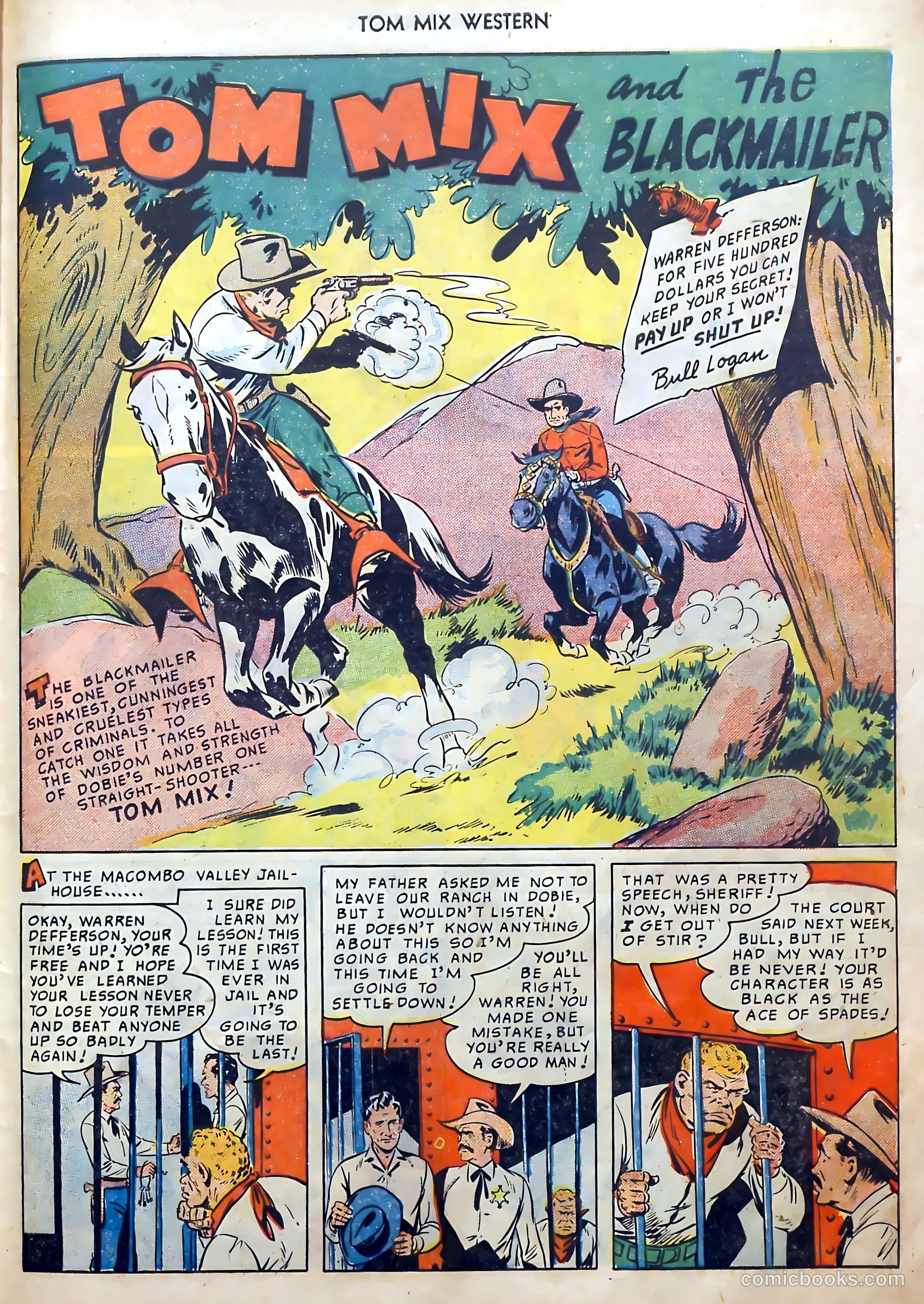 Tom Mix Western #27 — page 43 of 52