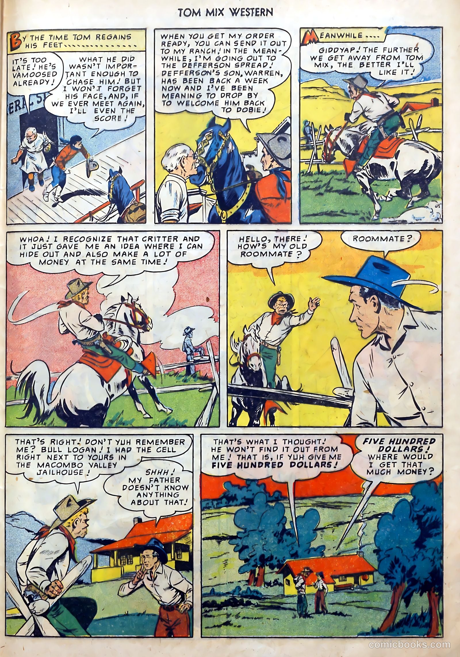 Tom Mix Western #27 — page 45 of 52