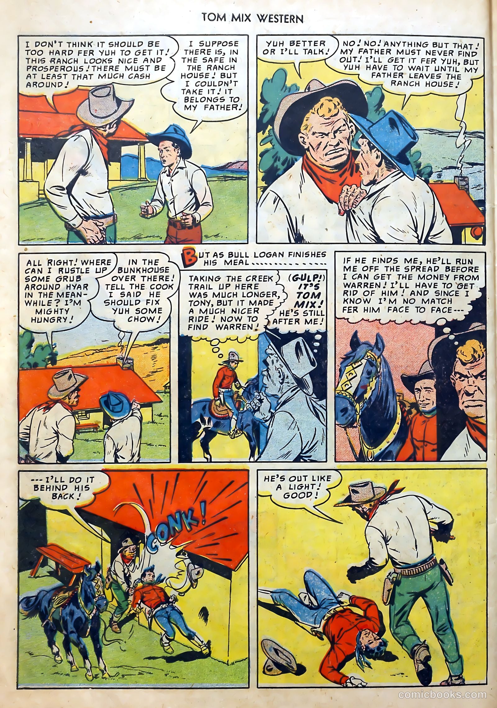 Tom Mix Western #27 — page 46 of 52