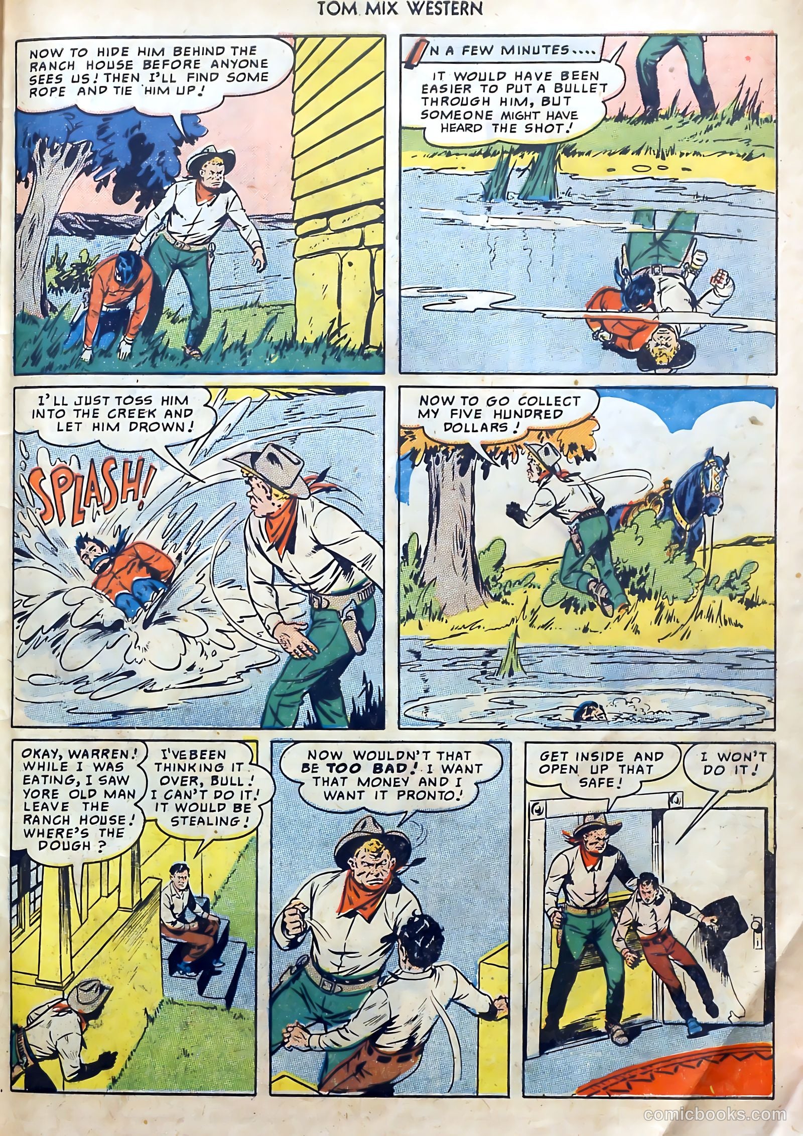 Tom Mix Western #27 — page 47 of 52