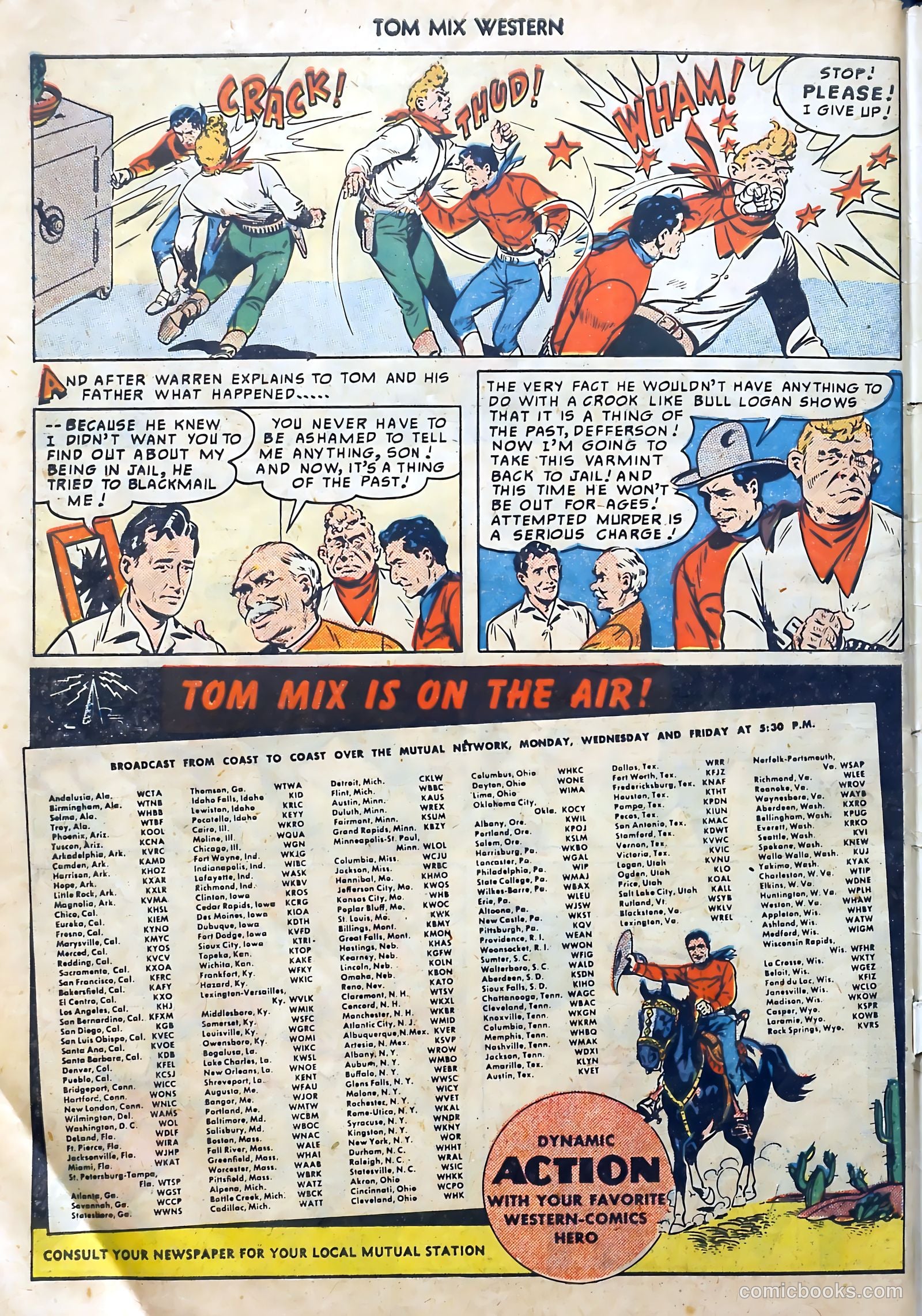 Tom Mix Western #27 — page 50 of 52