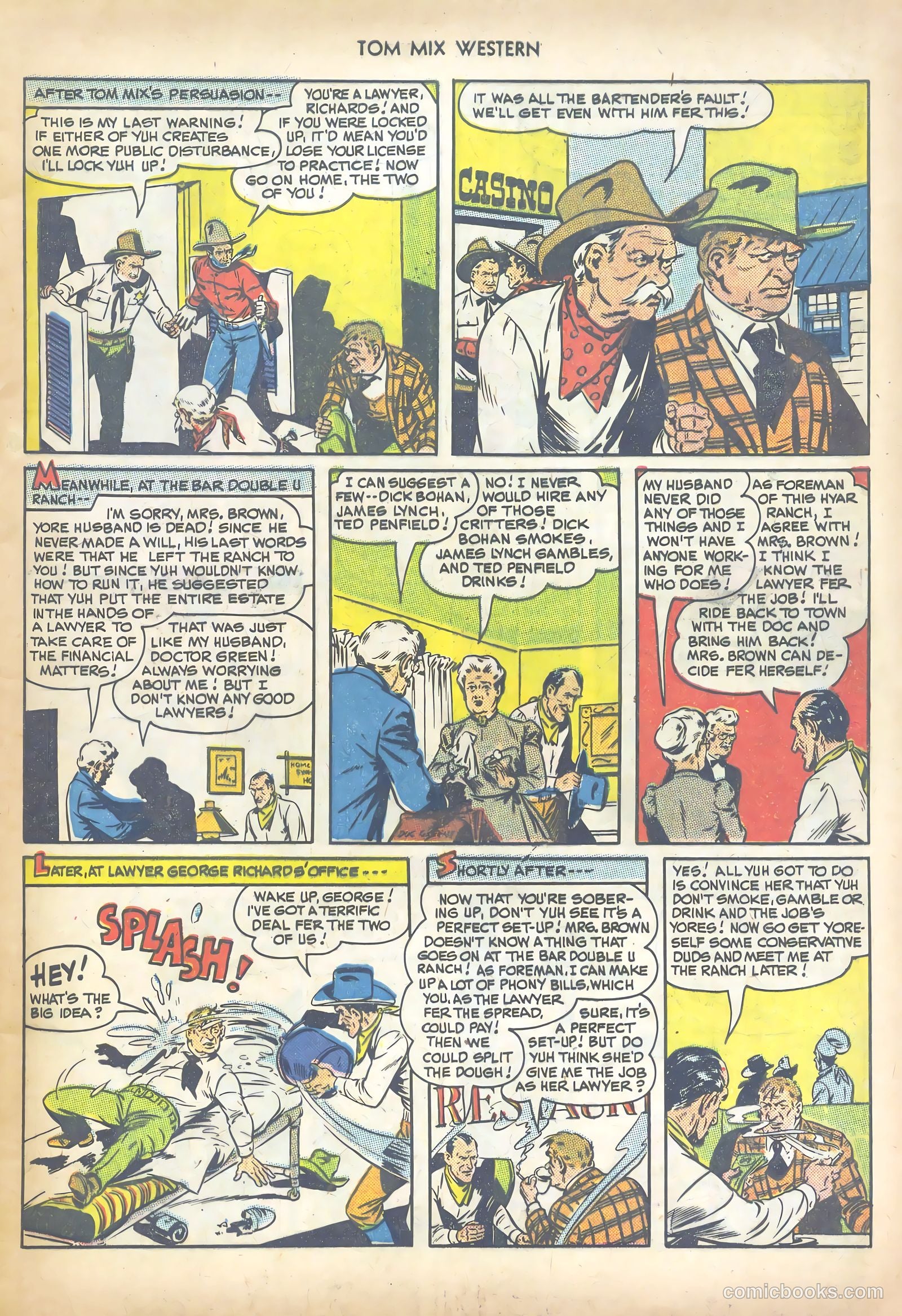 Tom Mix Western #28 — page 5 of 52