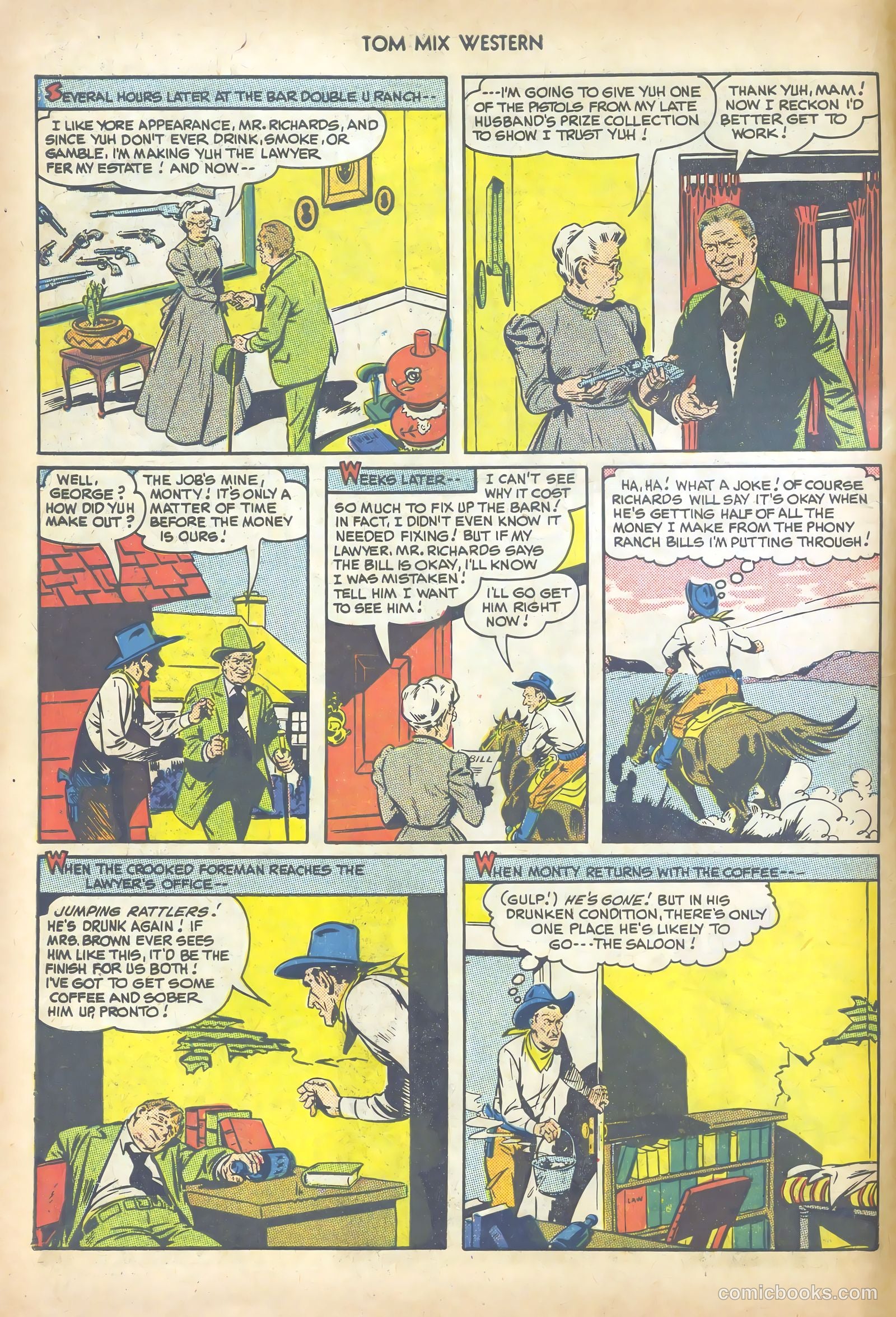 Tom Mix Western #28 — page 6 of 52