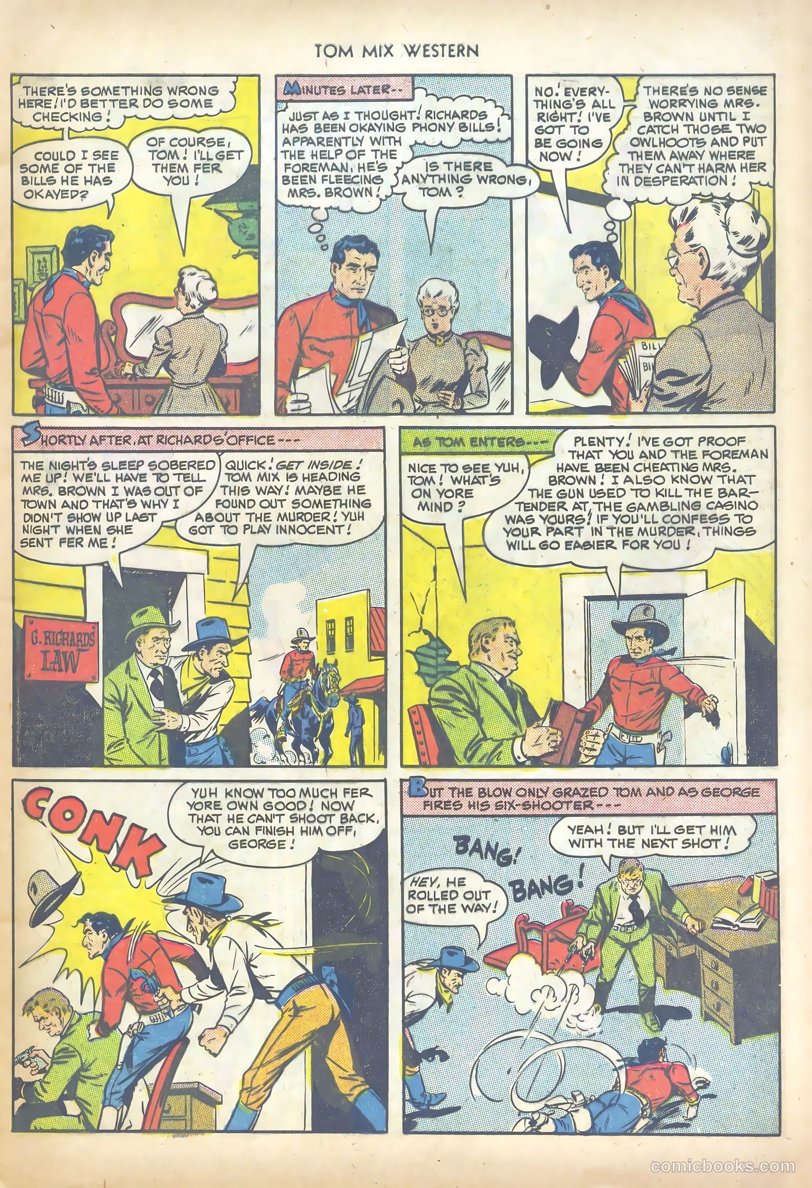 Tom Mix Western #28 — page 9 of 52