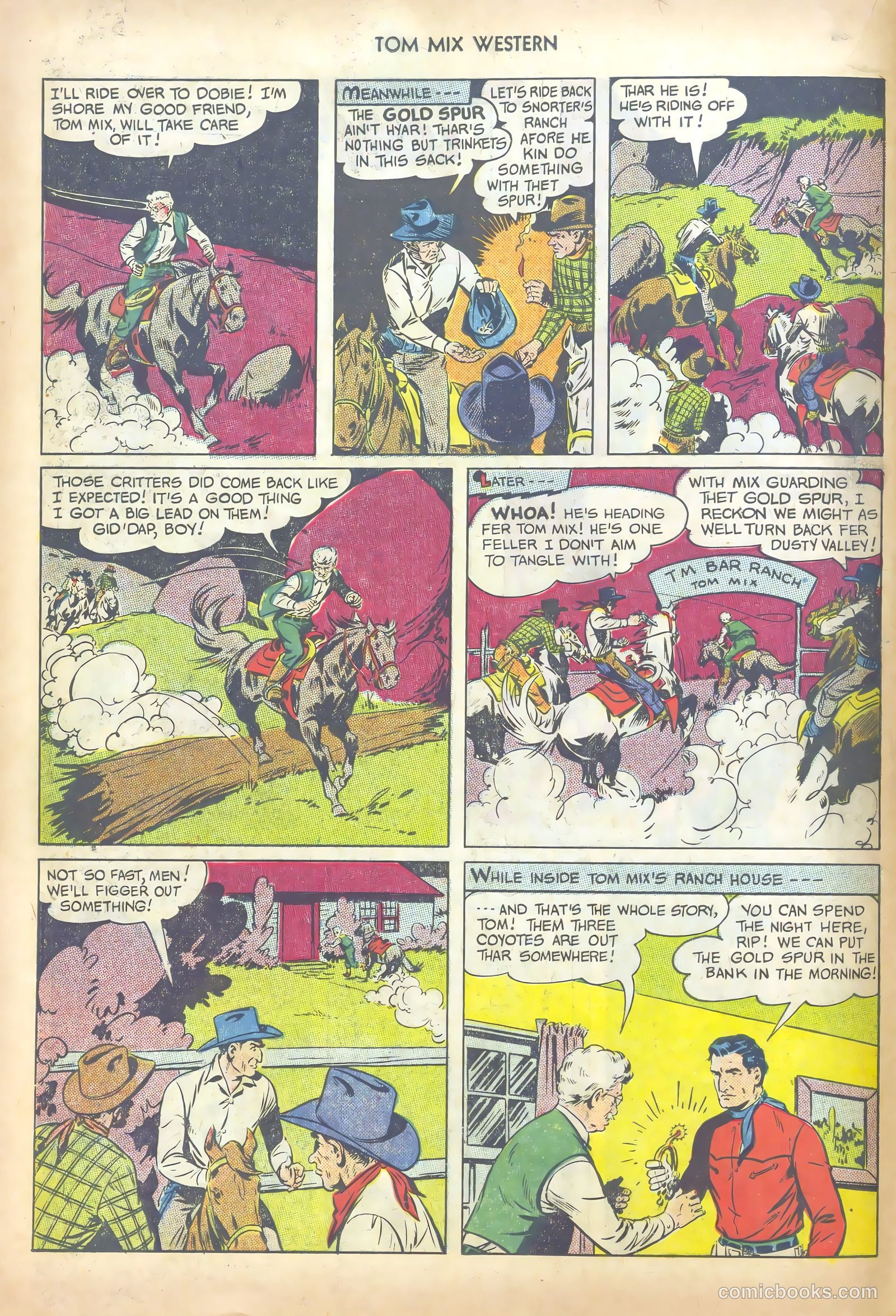 Tom Mix Western #28 — page 18 of 52