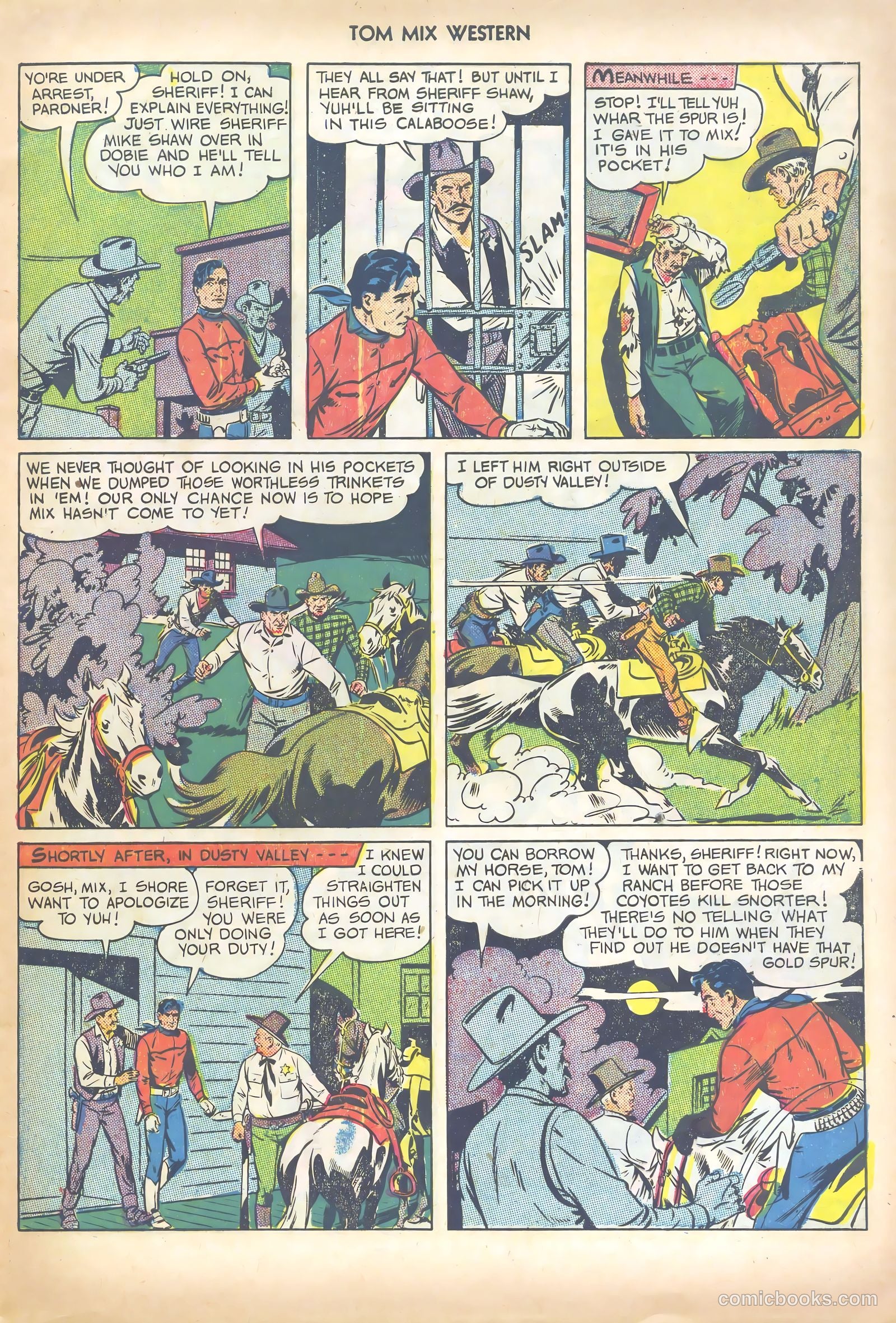 Tom Mix Western #28 — page 21 of 52