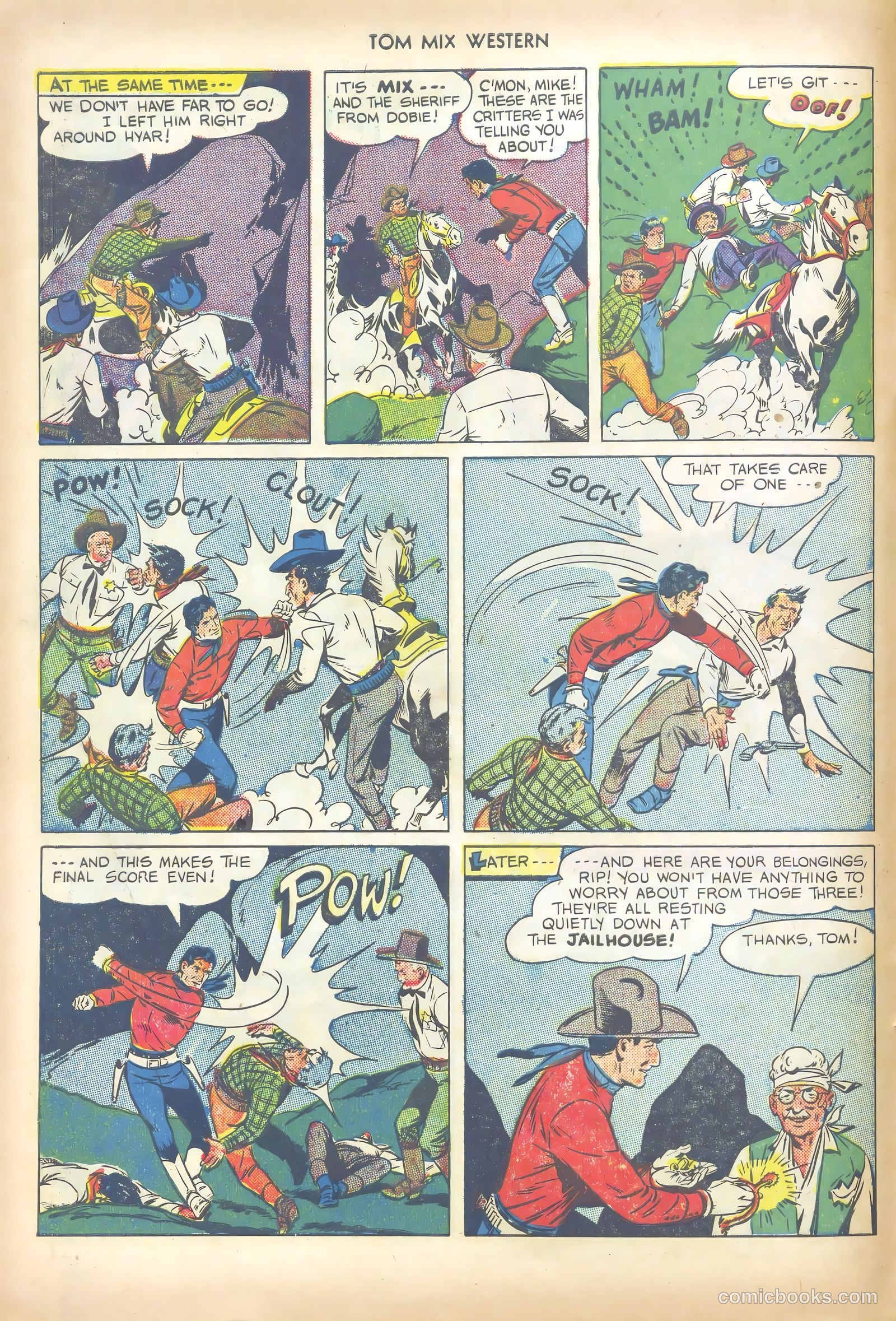 Tom Mix Western #28 — page 22 of 52