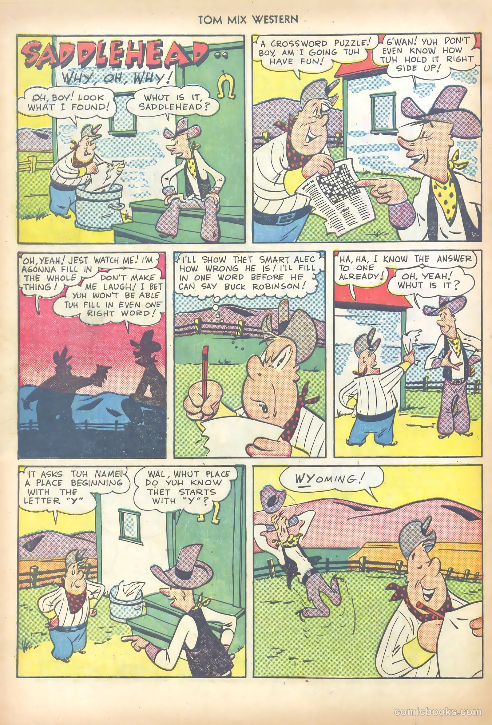 Tom Mix Western #28 — page 34 of 52