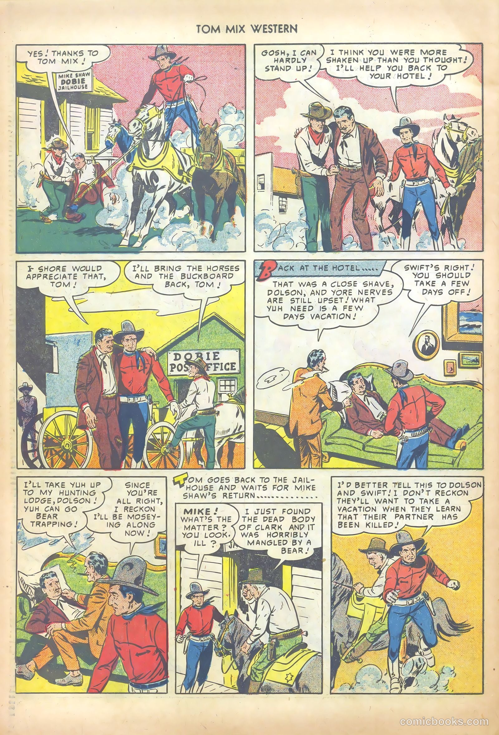 Tom Mix Western #28 — page 38 of 52
