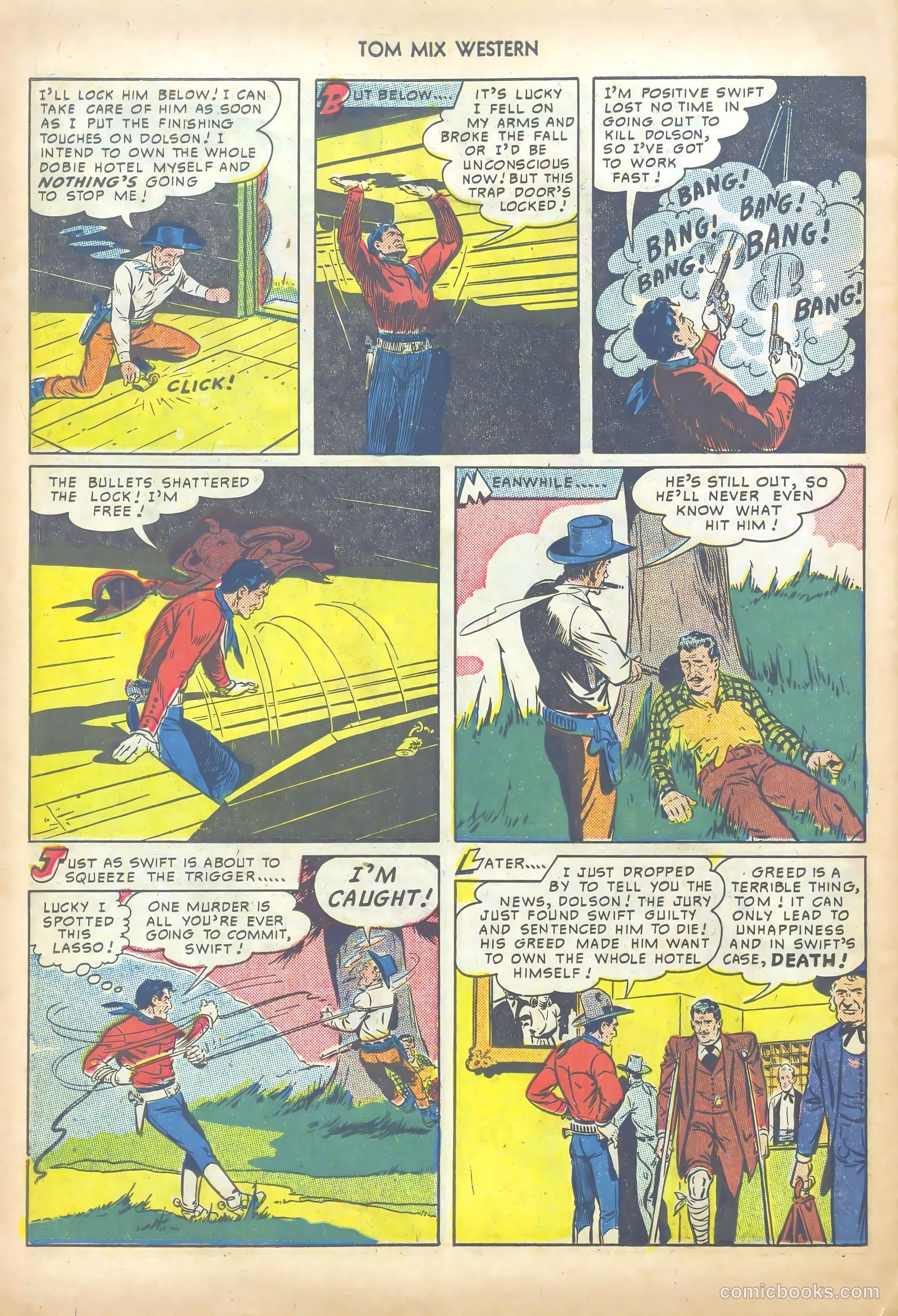 Tom Mix Western #28 — page 42 of 52