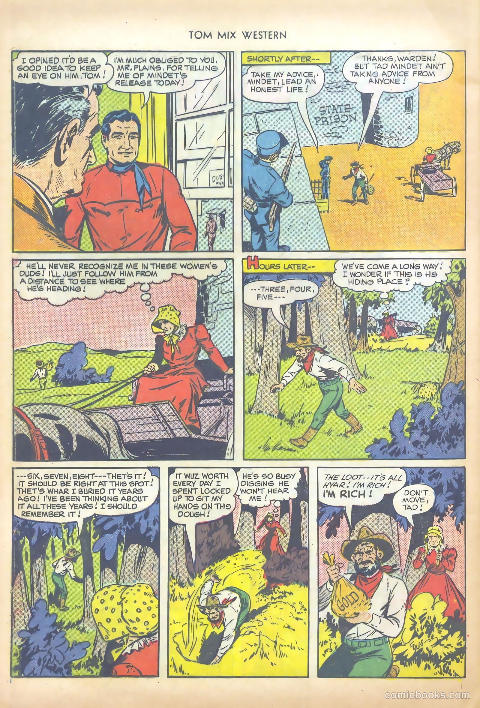 Tom Mix Western #28 — page 44 of 52