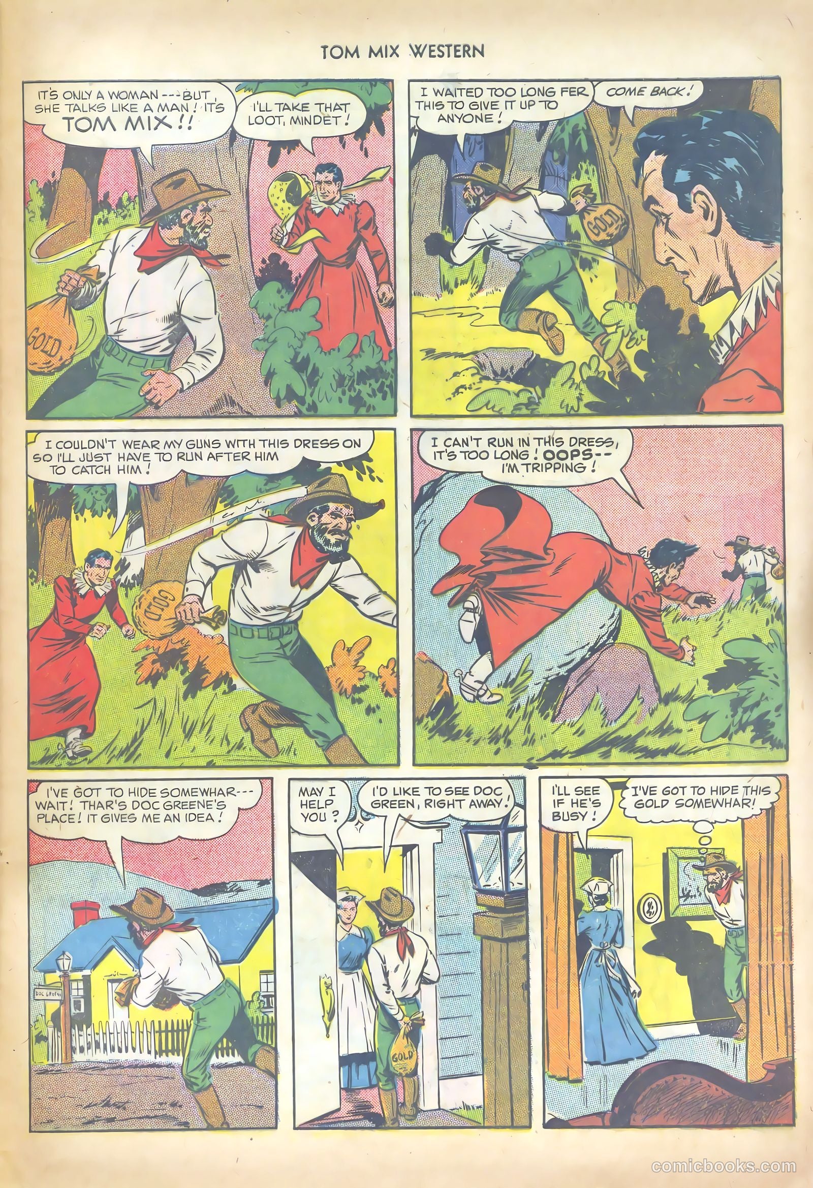 Tom Mix Western #28 — page 45 of 52
