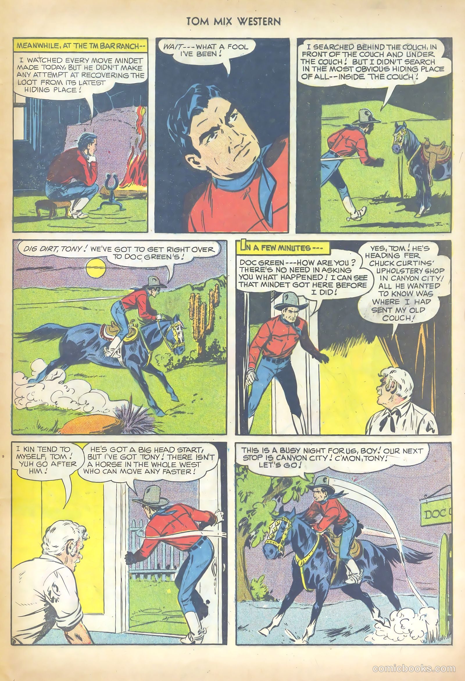 Tom Mix Western #28 — page 49 of 52