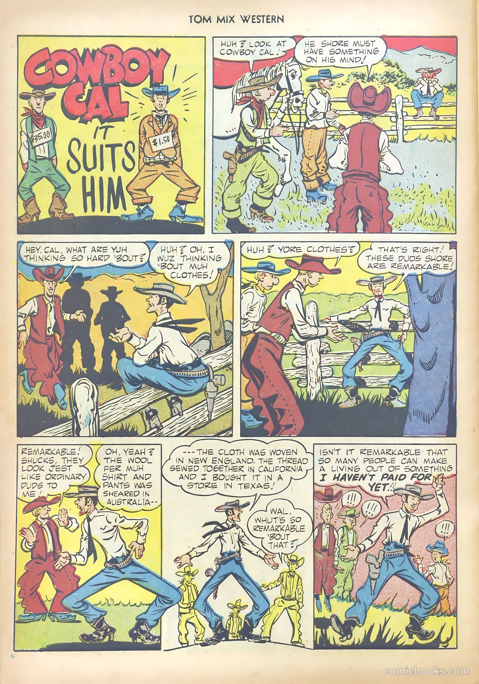Tom Mix Western #29 — page 34 of 52