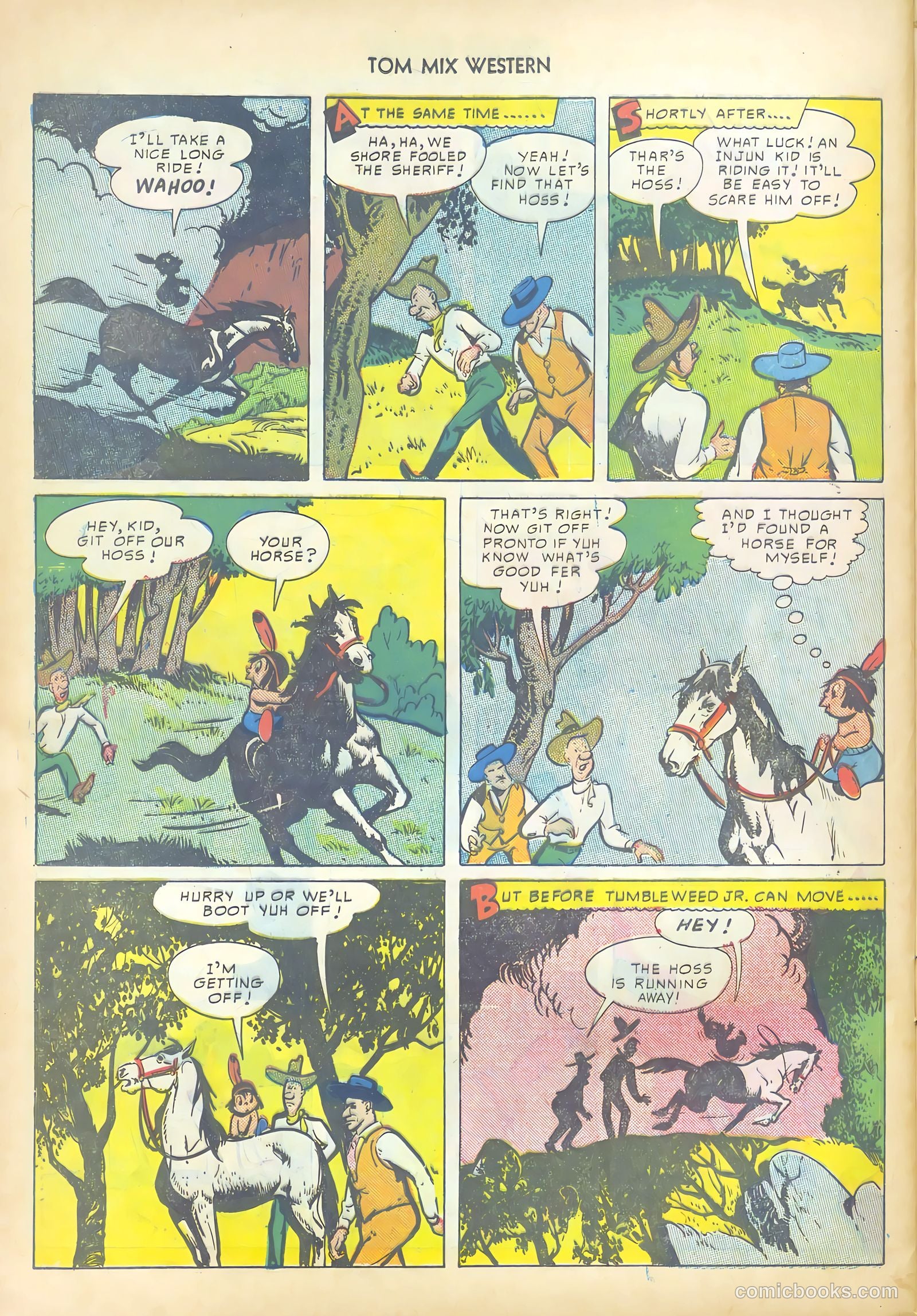 Tom Mix Western #29 — page 40 of 52