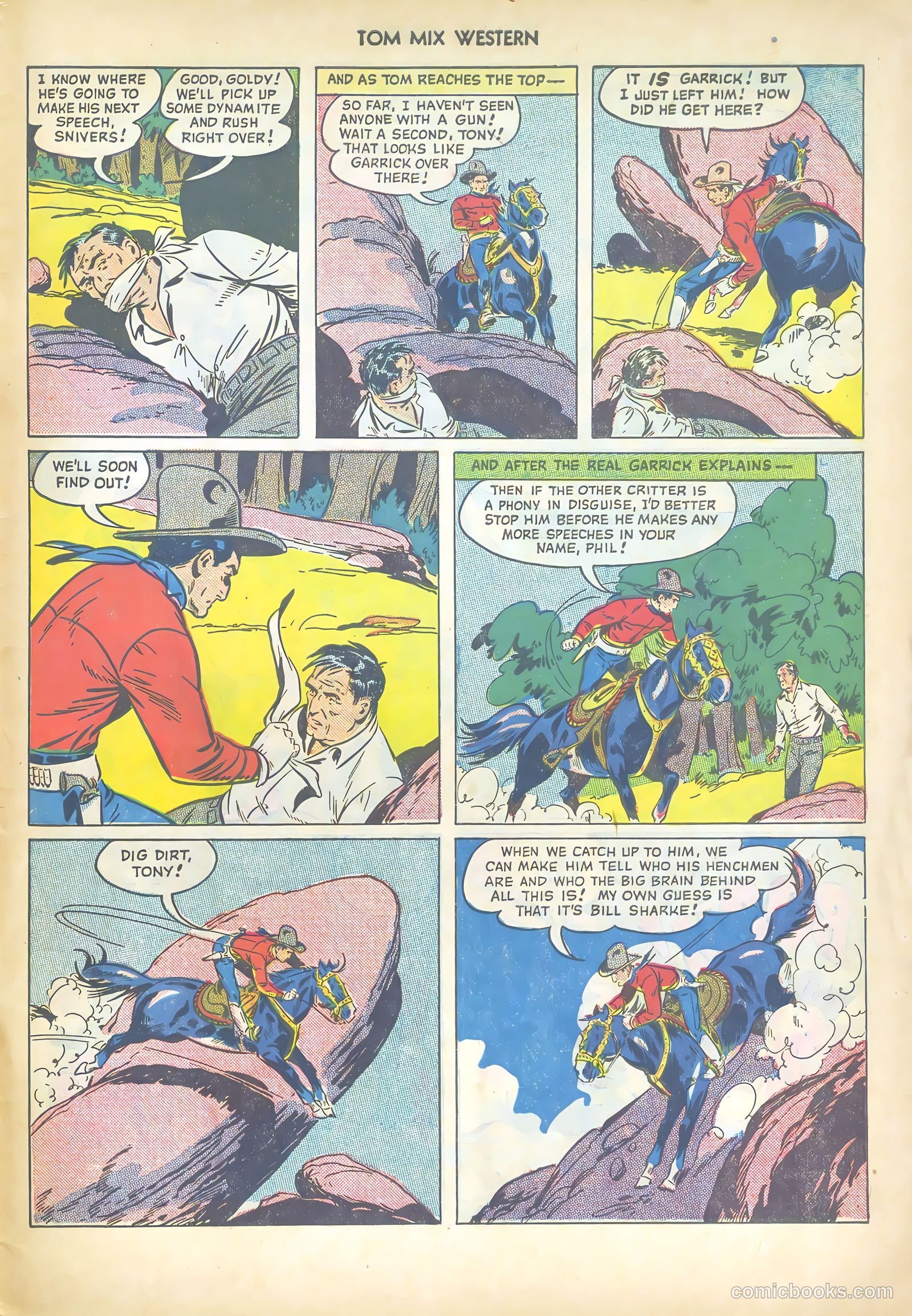 Tom Mix Western #29 — page 46 of 52