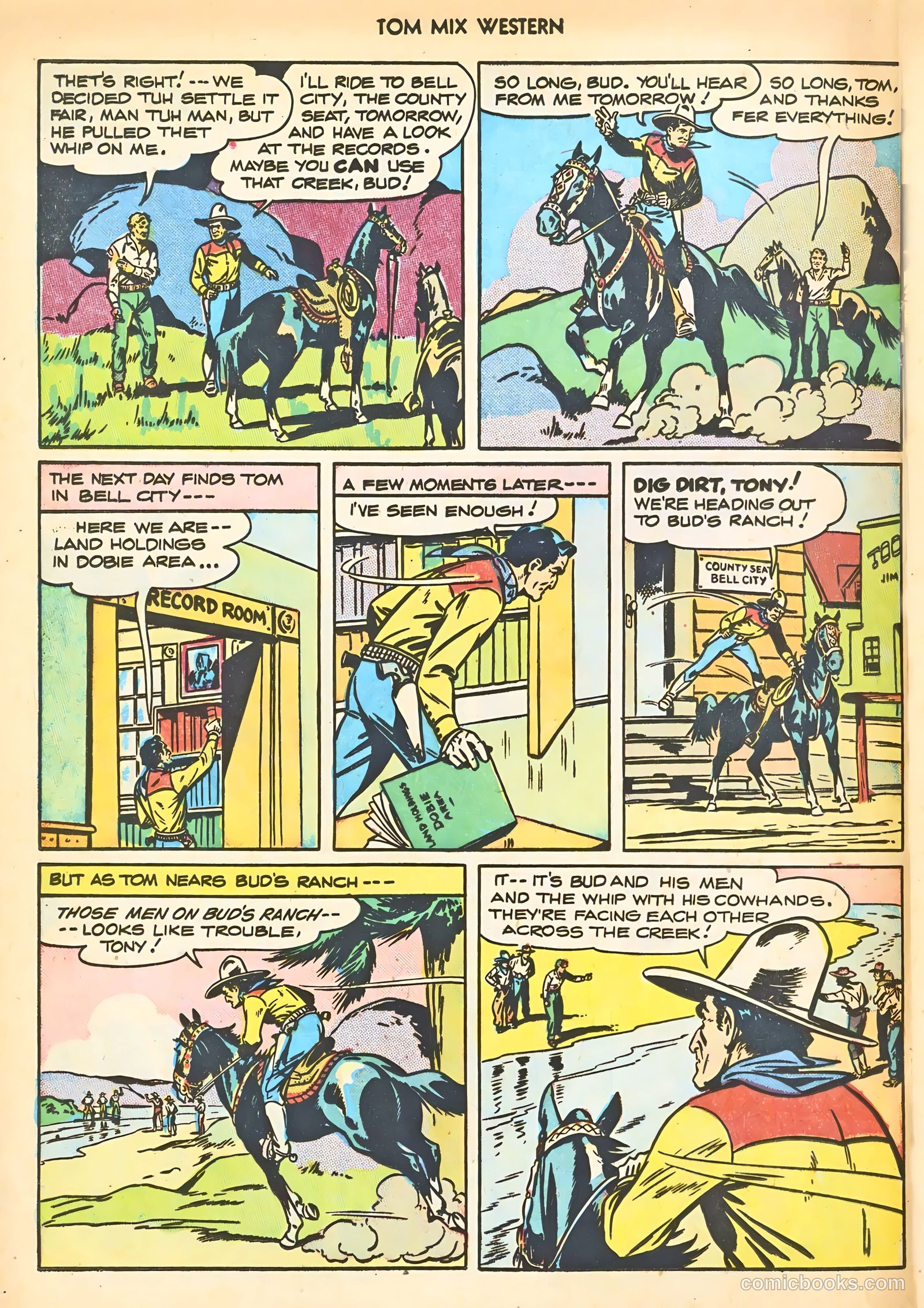 Tom Mix Western #3 — page 28 of 52