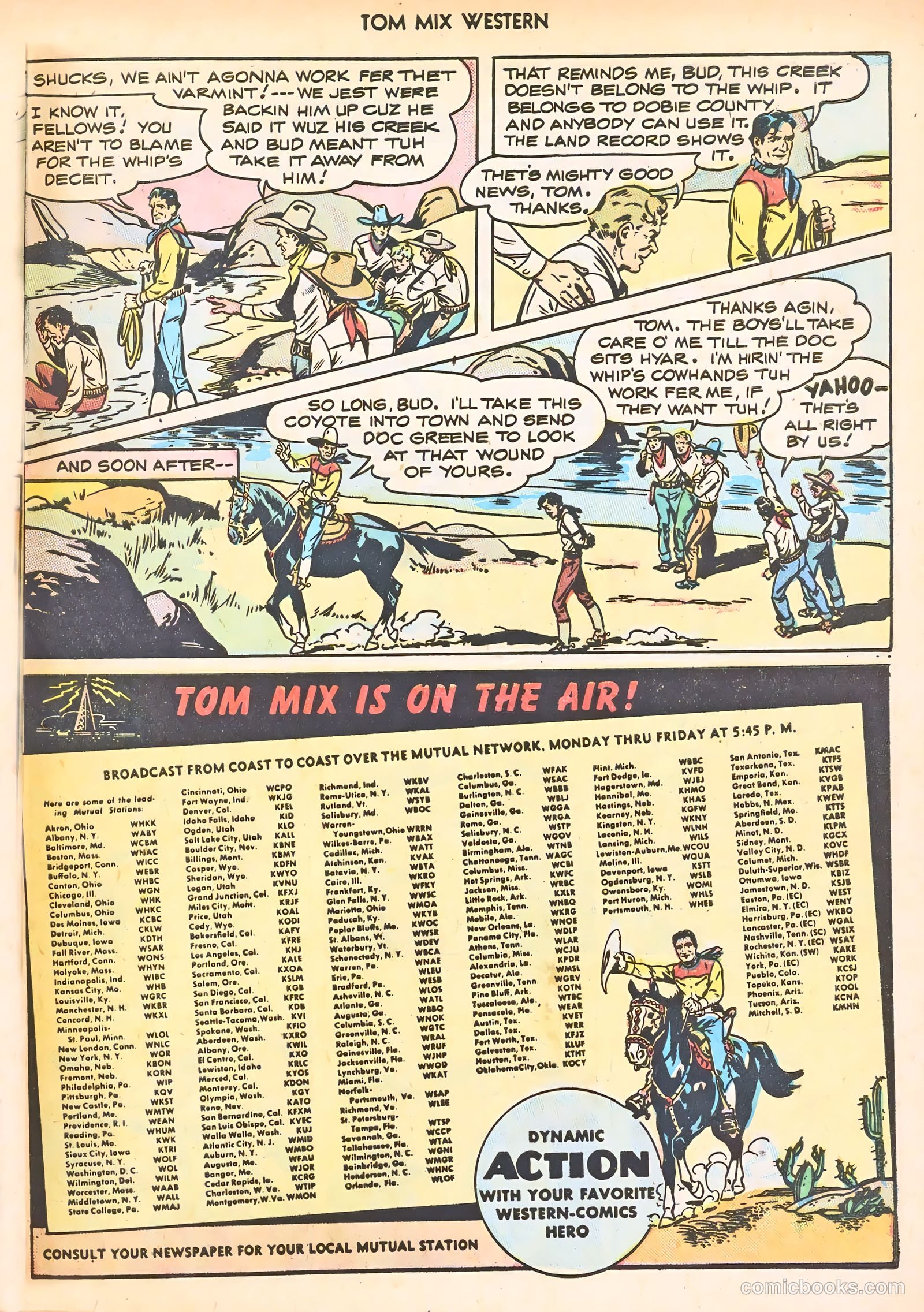 Tom Mix Western #3 — page 33 of 52