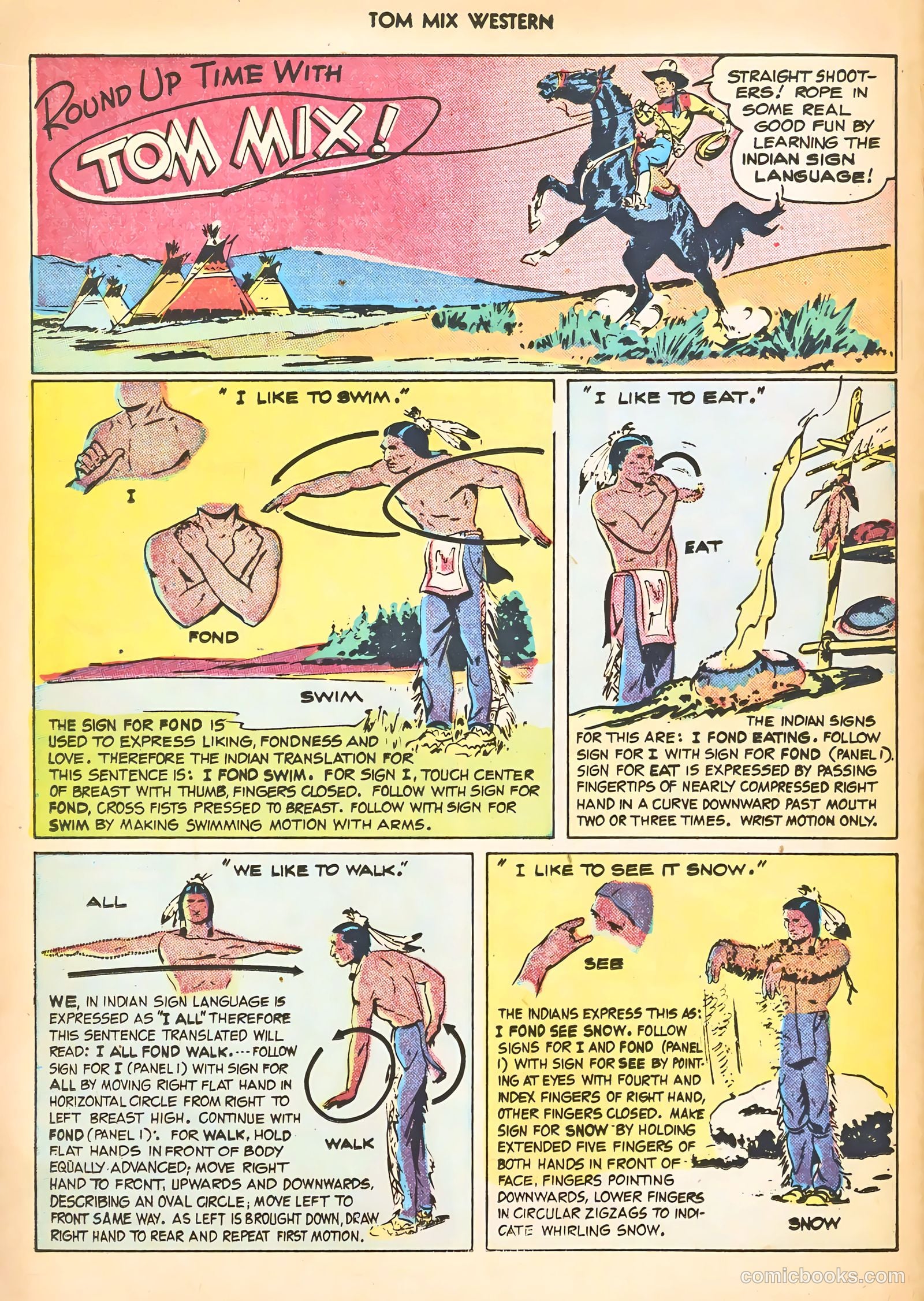 Tom Mix Western #3 — page 40 of 52