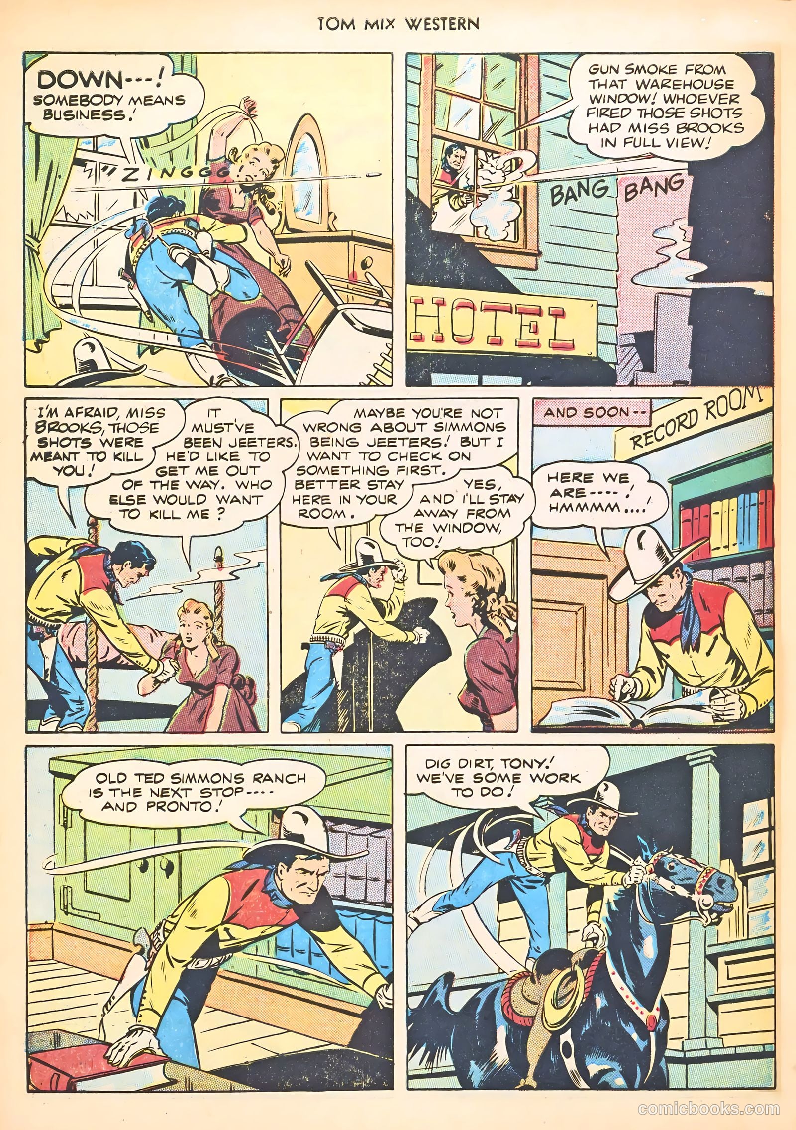 Tom Mix Western #3 — page 46 of 52