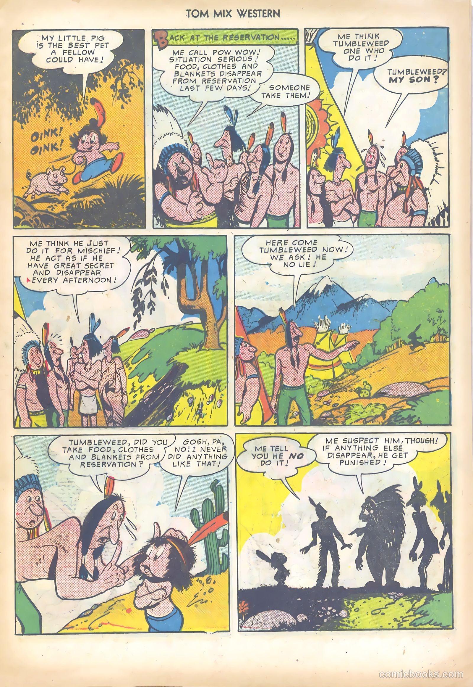 Tom Mix Western #30 — page 13 of 36
