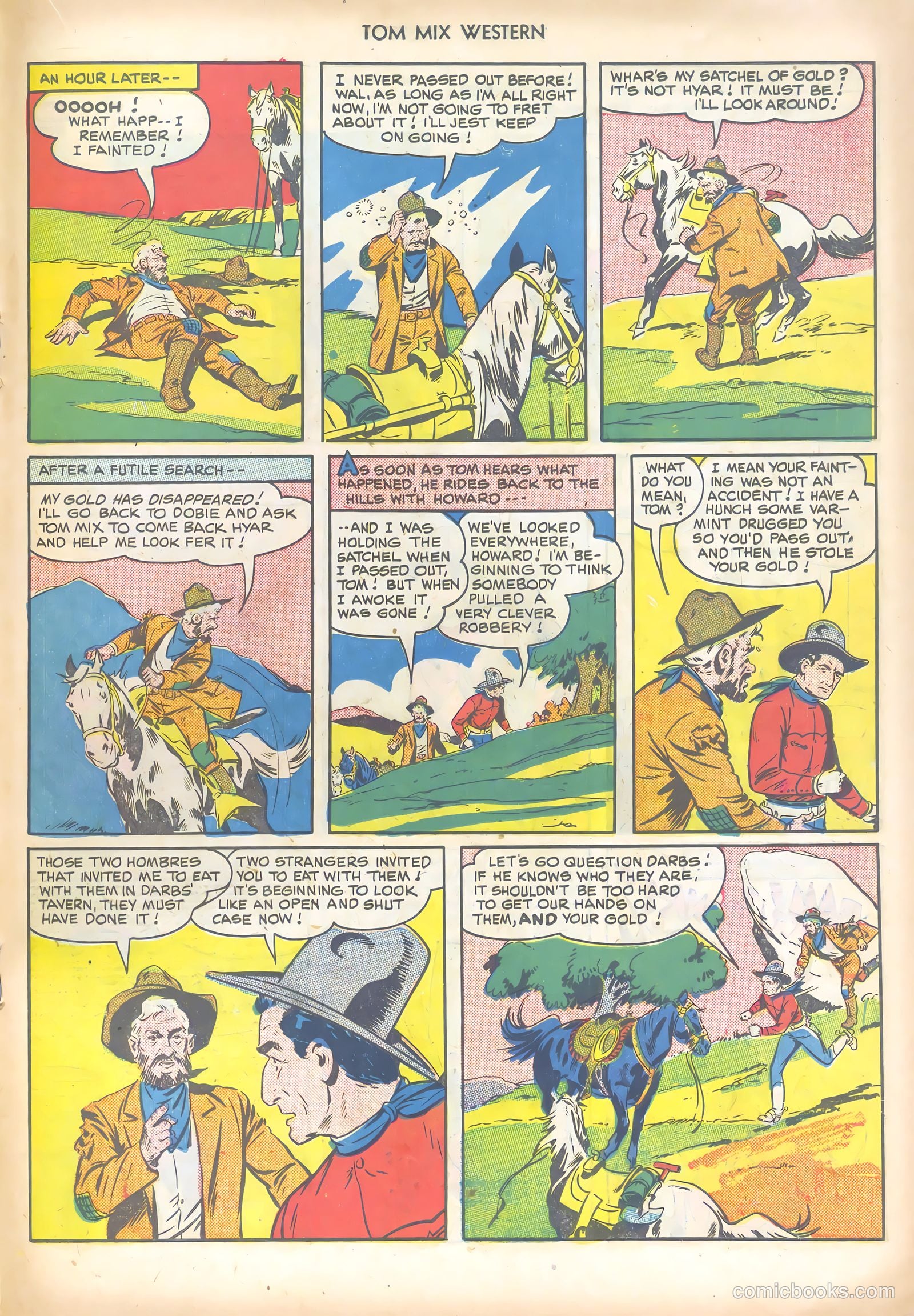 Tom Mix Western #30 — page 19 of 36