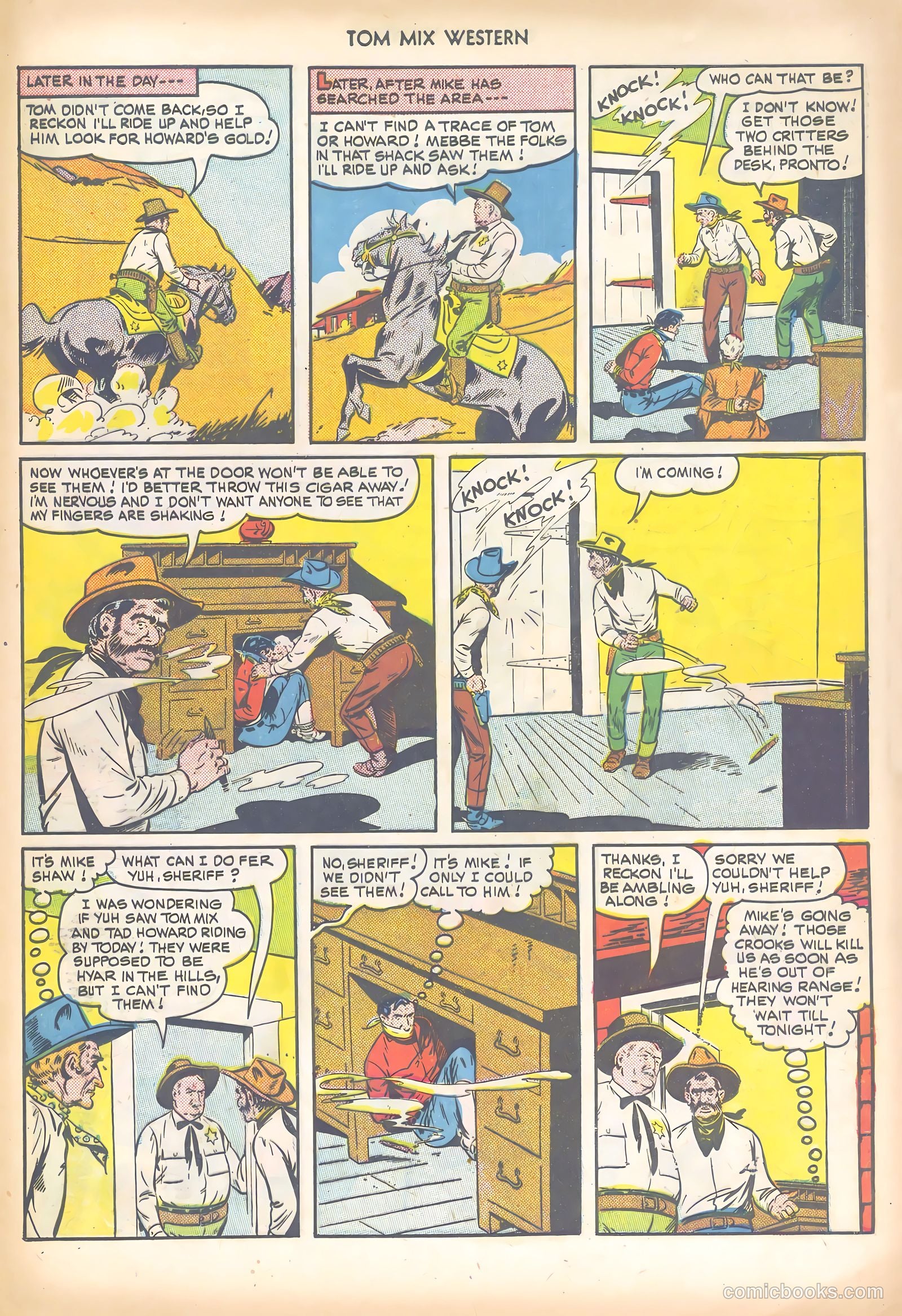 Tom Mix Western #30 — page 21 of 36